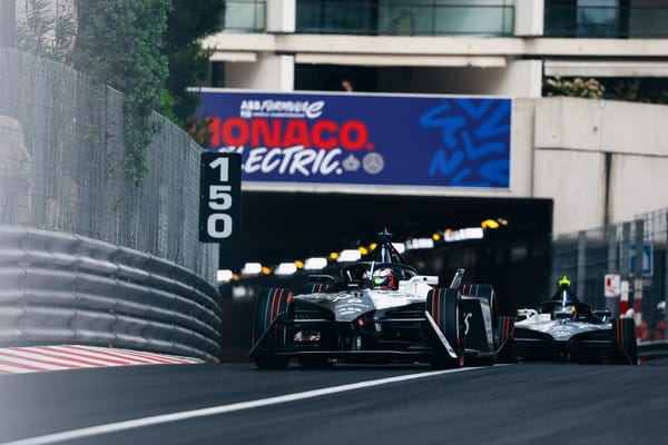Mitch Evans and Nick Cassidy, Jaguar, Monaco E-Prix, Formula E