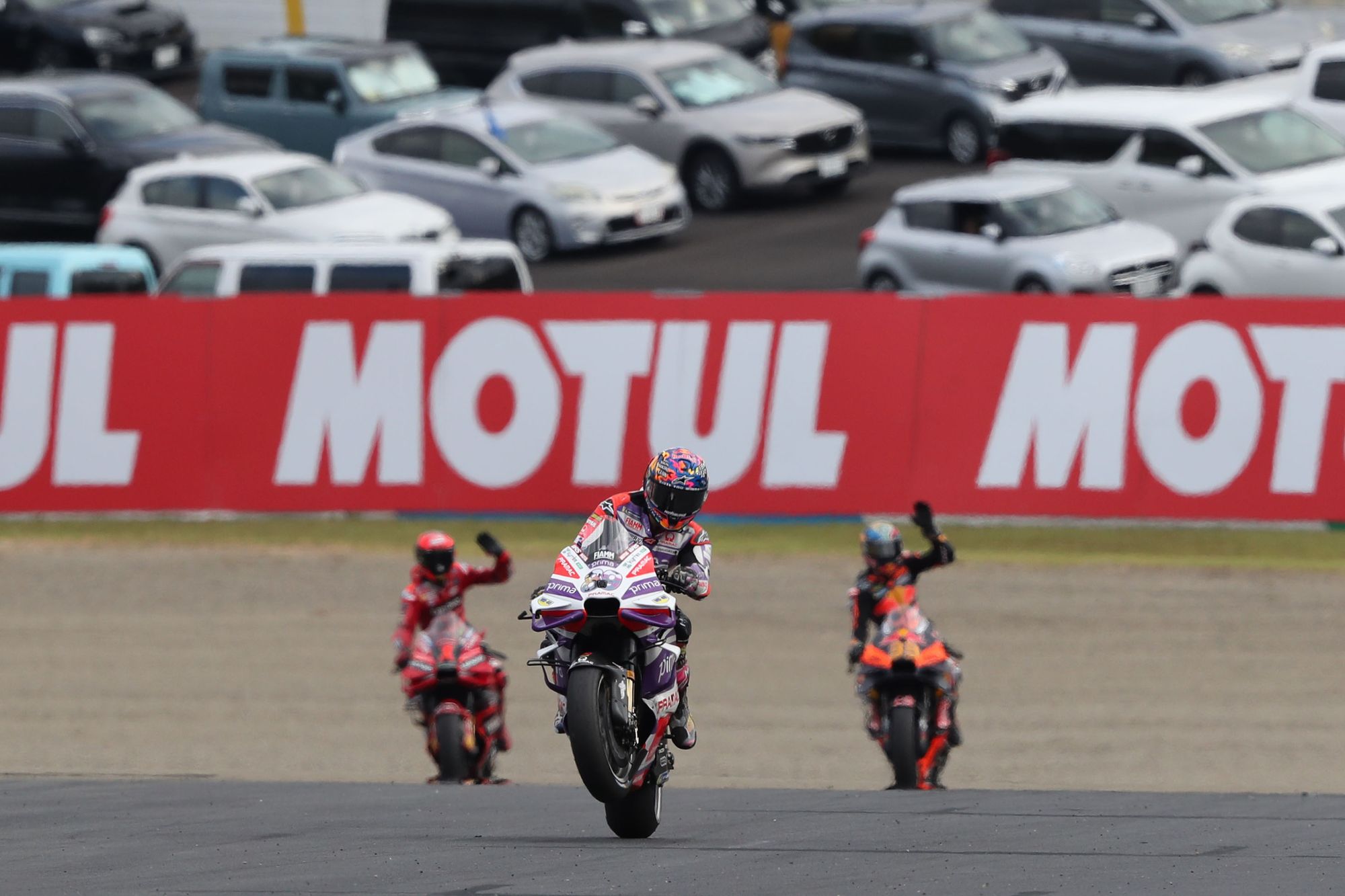 Jorge Martin and Pecco Bagnaia and Brad Binder, MotoGP, Japanese GP, Motegi