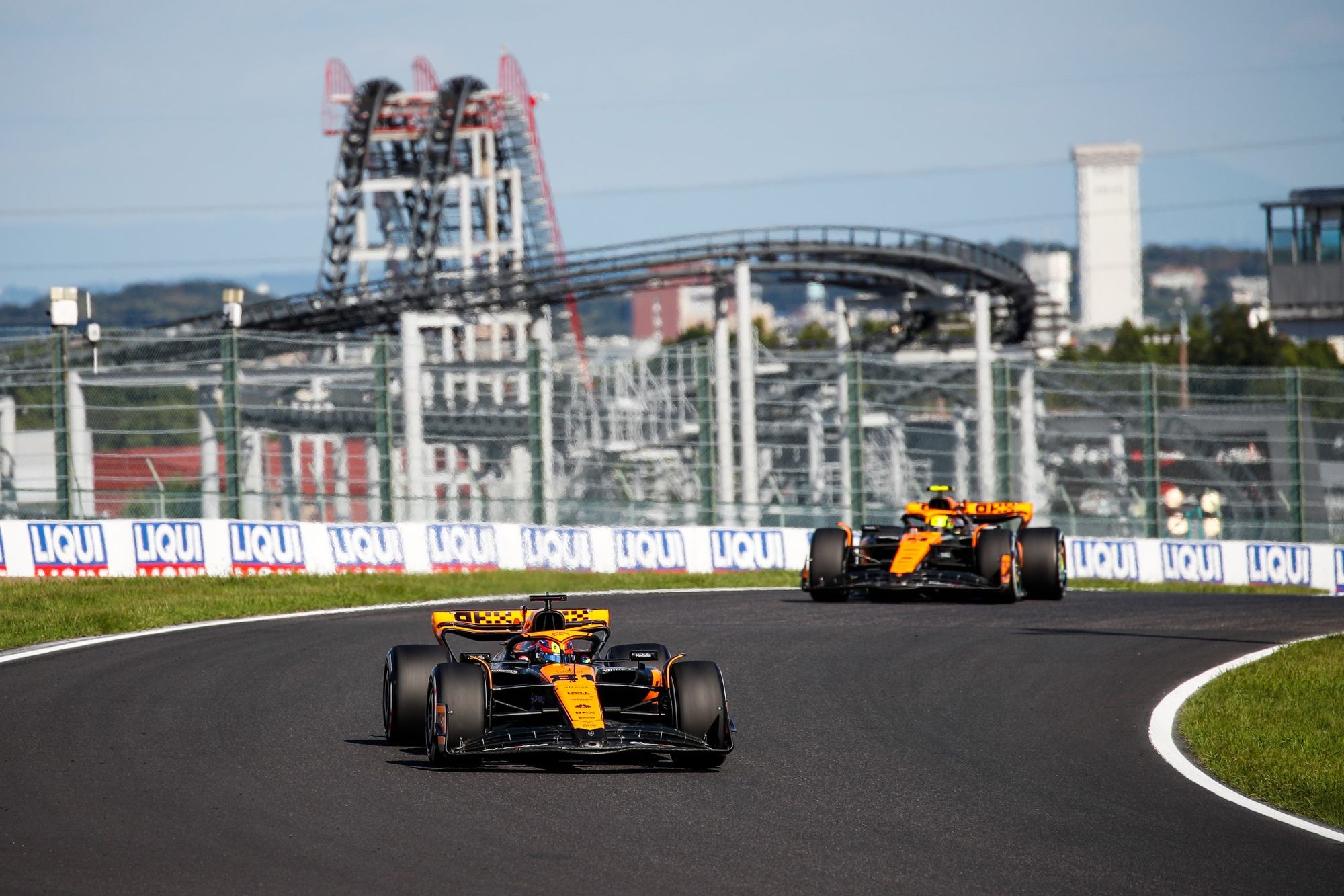 Oscar Piastri and Lando Norris, McLaren, F1, Japanese GP