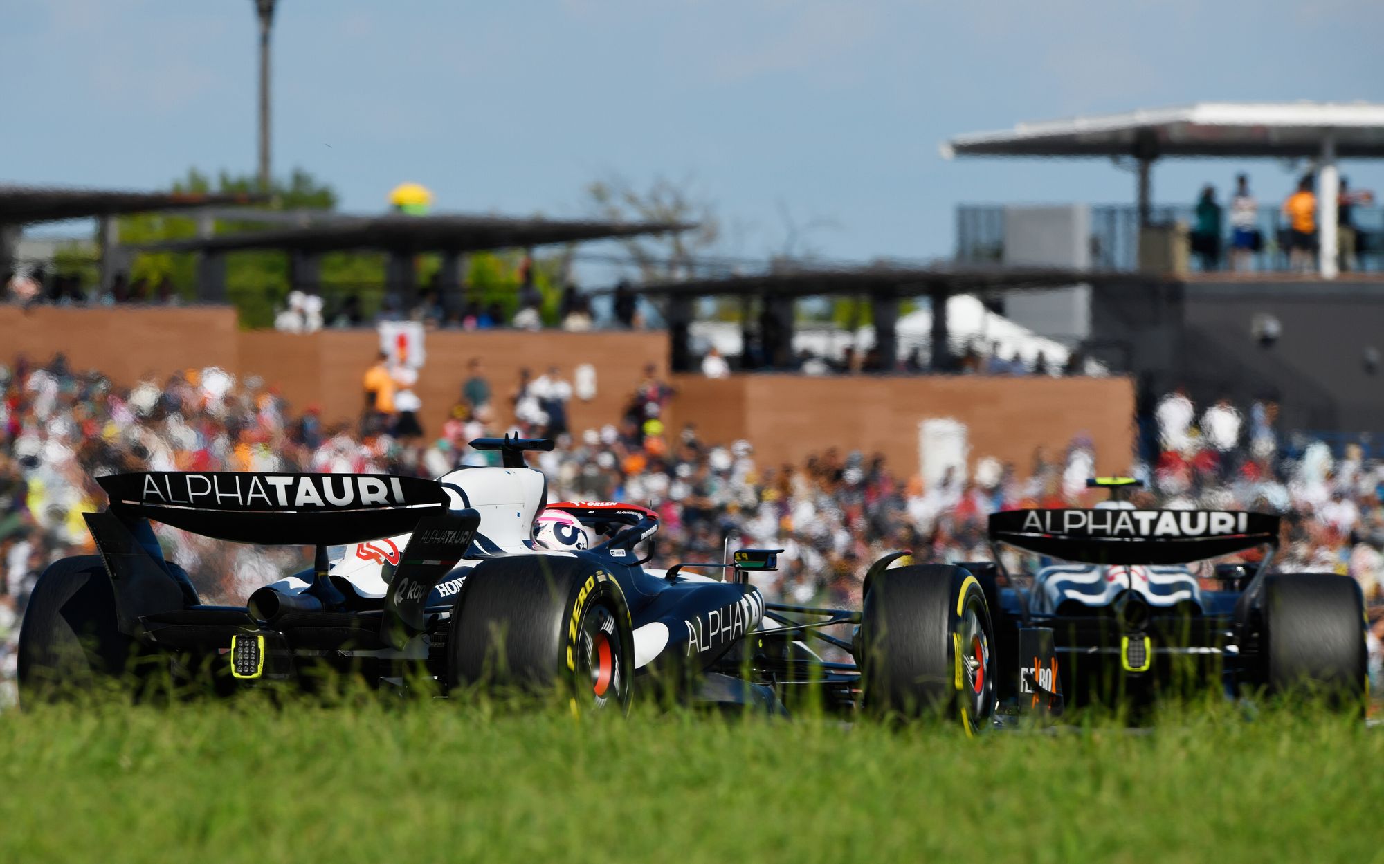 Liam Lawson and Yuki Tsunoda, AlphaTauri, F1, Japanese GP