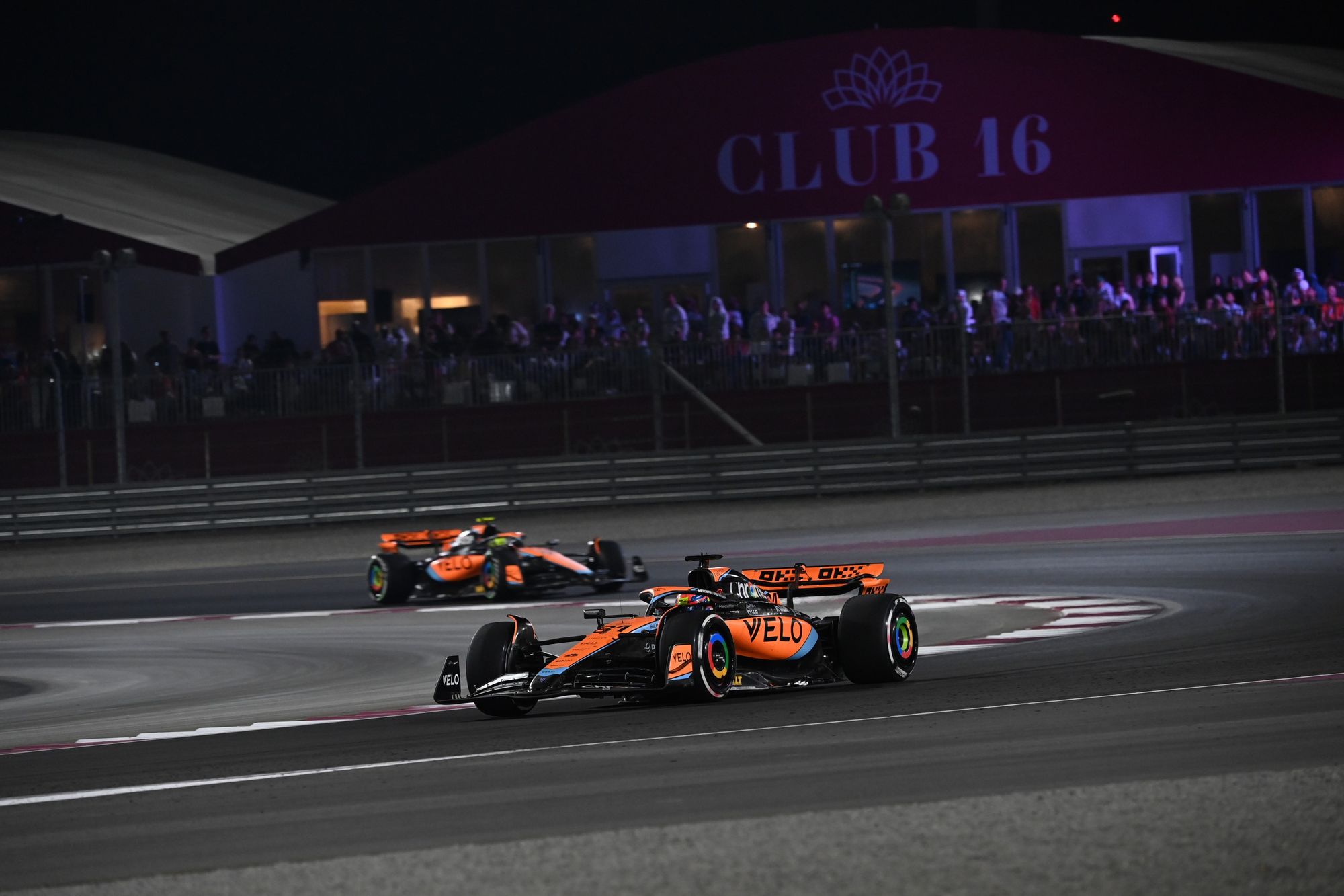 Oscar Piastri and Lando Norris, McLaren, F1