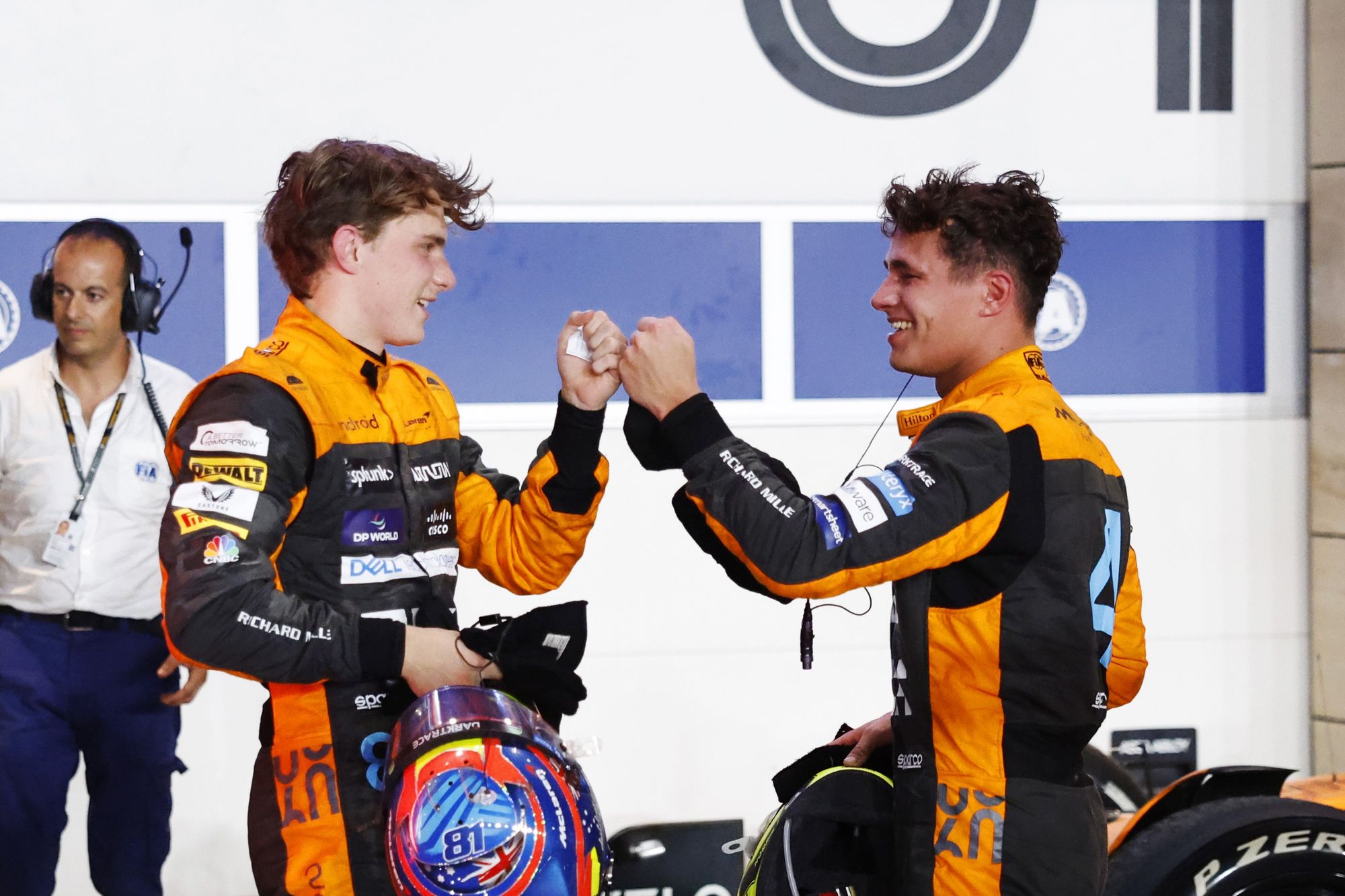 Oscar Piastri and Lando Norris, McLaren, F1