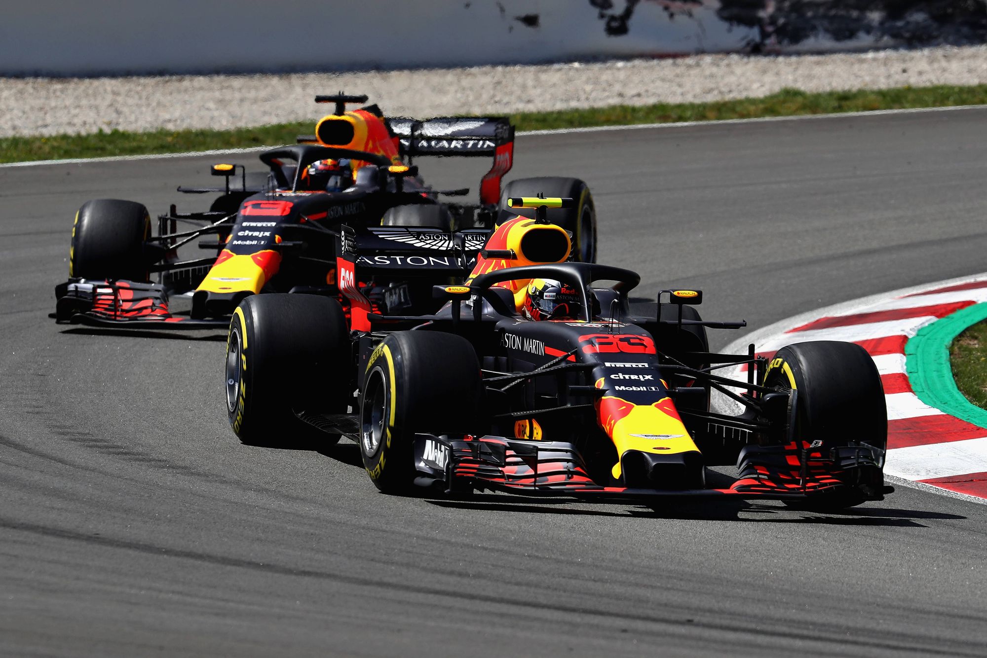 Max Verstappen and Daniel Ricciardo, Red Bull, F1