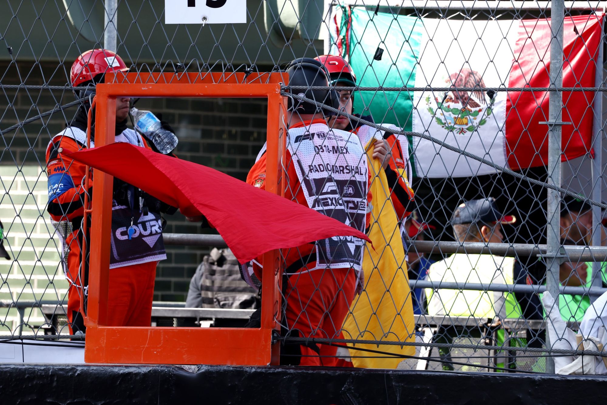 Red flag, Mexican GP, F1