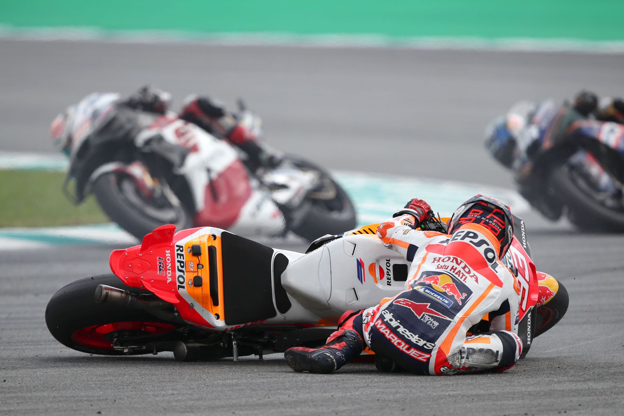 Marc Marquez crash, MotoGP