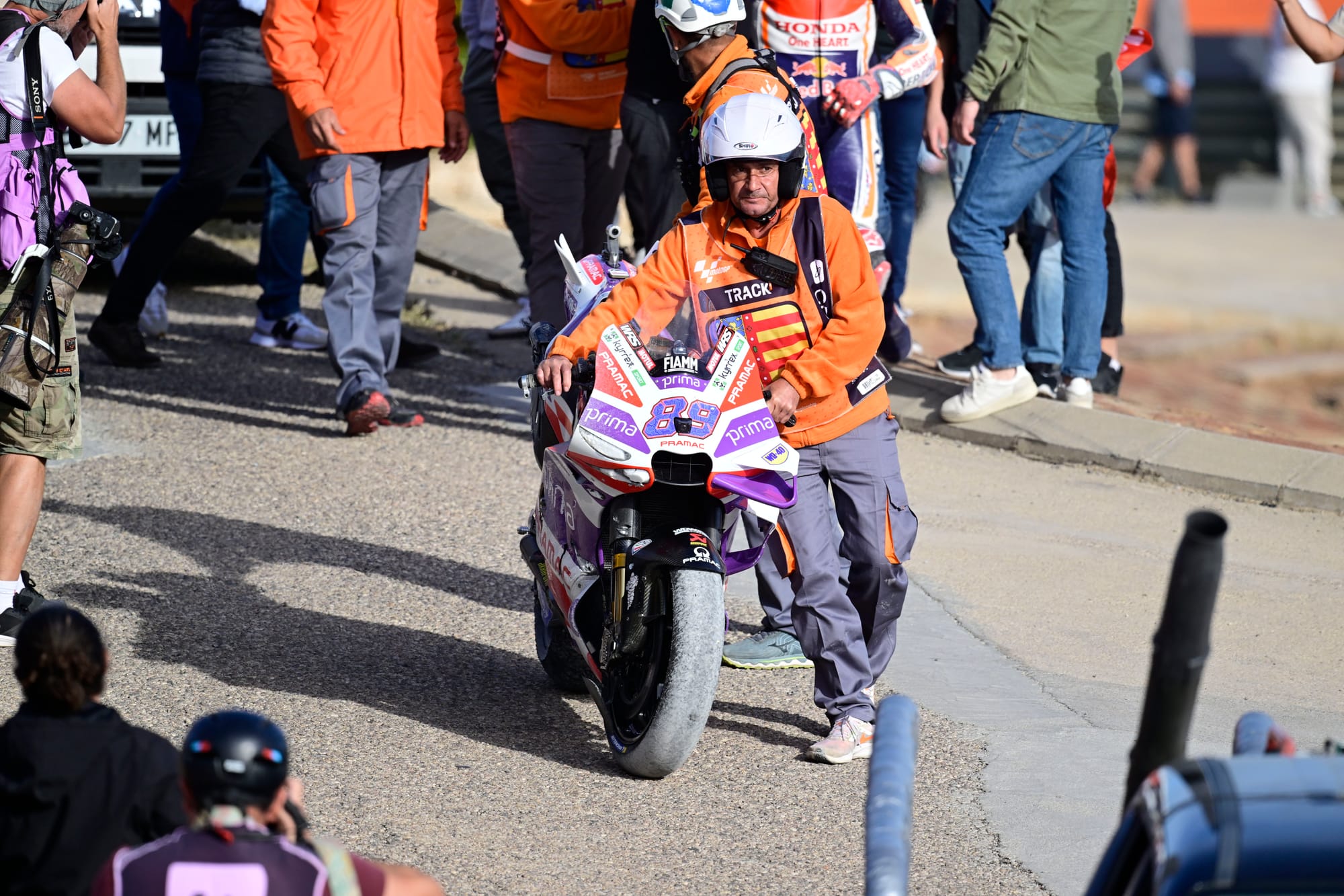 Jorge Martin's bike, Pramac Ducati, MotoGP, Valencian GP