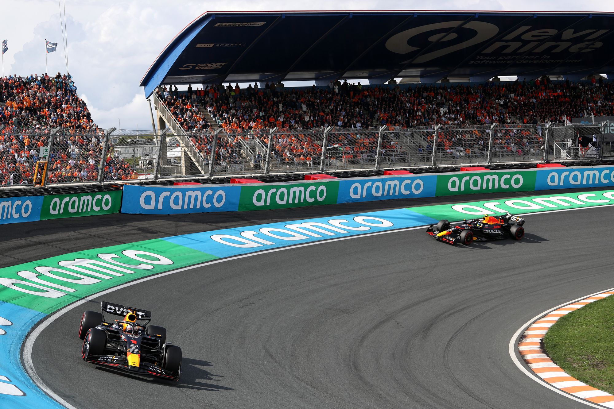 Max Verstappen and Sergio Perez, Red Bull, F1