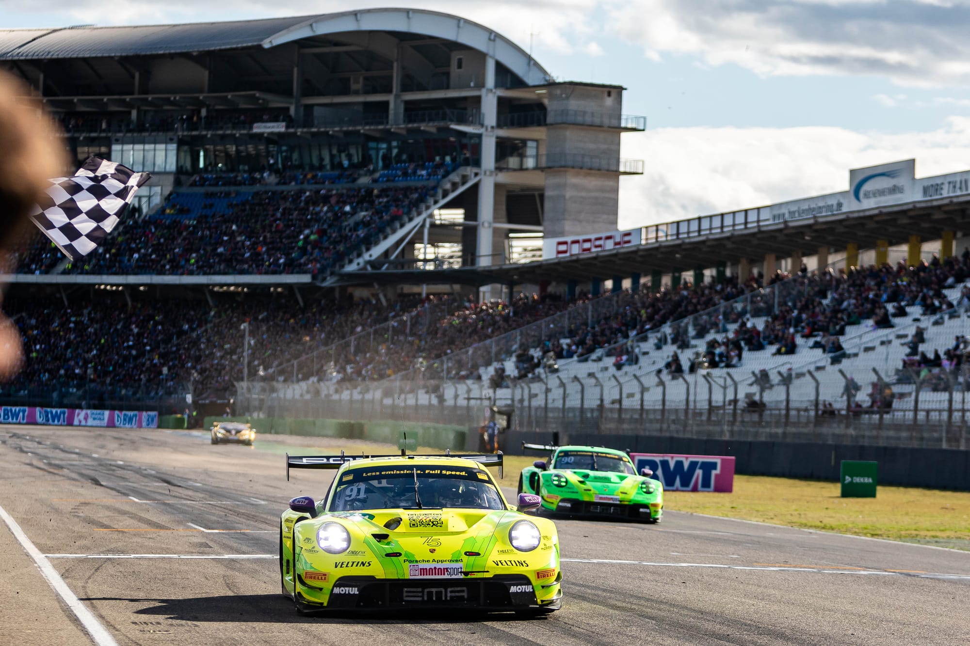 Thomas Preining and Dennis Olsen, Porsche, DTM