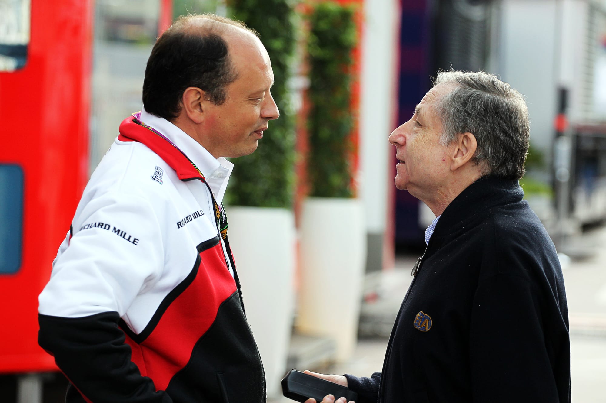 Fred Vasseur and Jean Todt