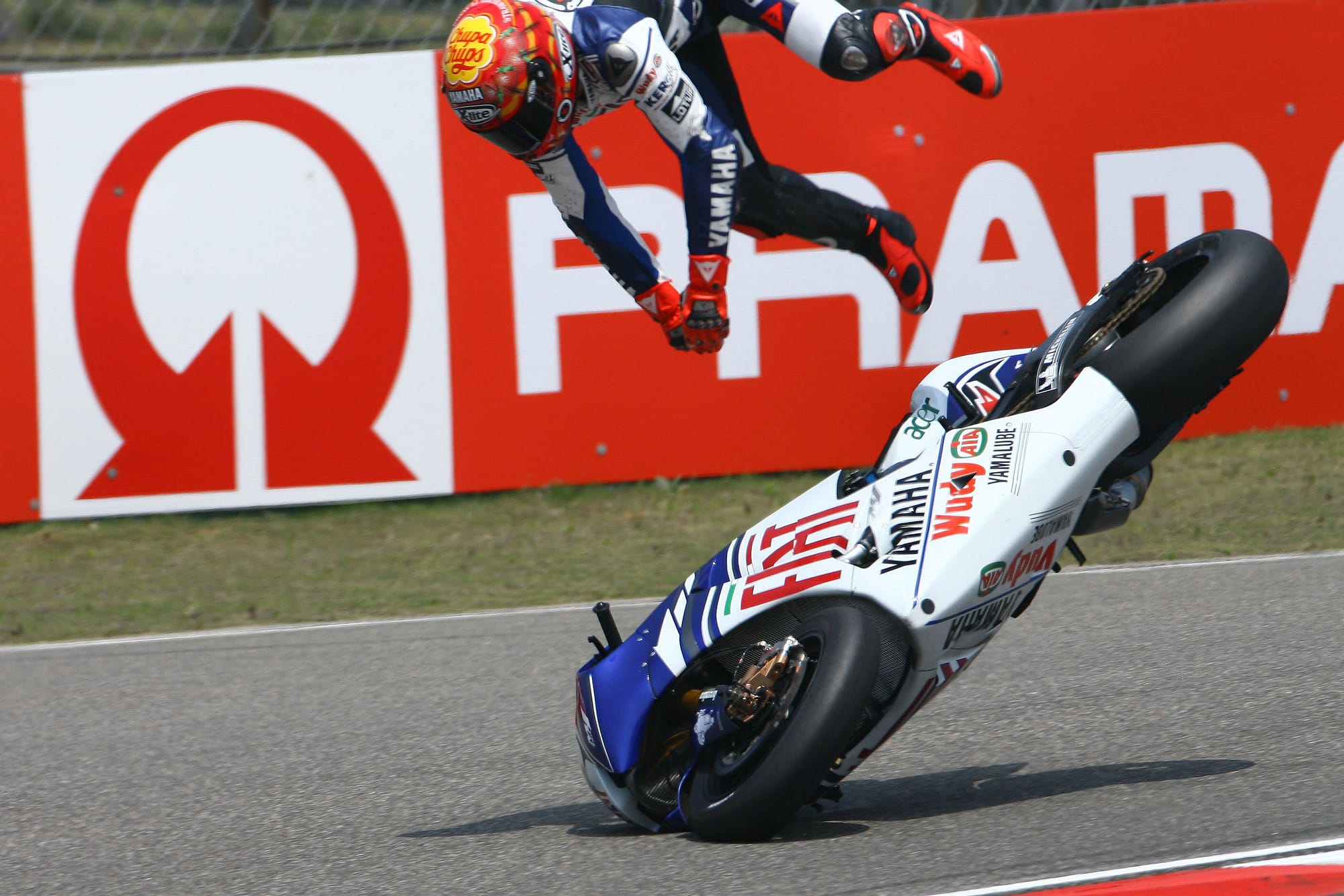 Jorge Lorenzo crash, Yamaha, MotoGP