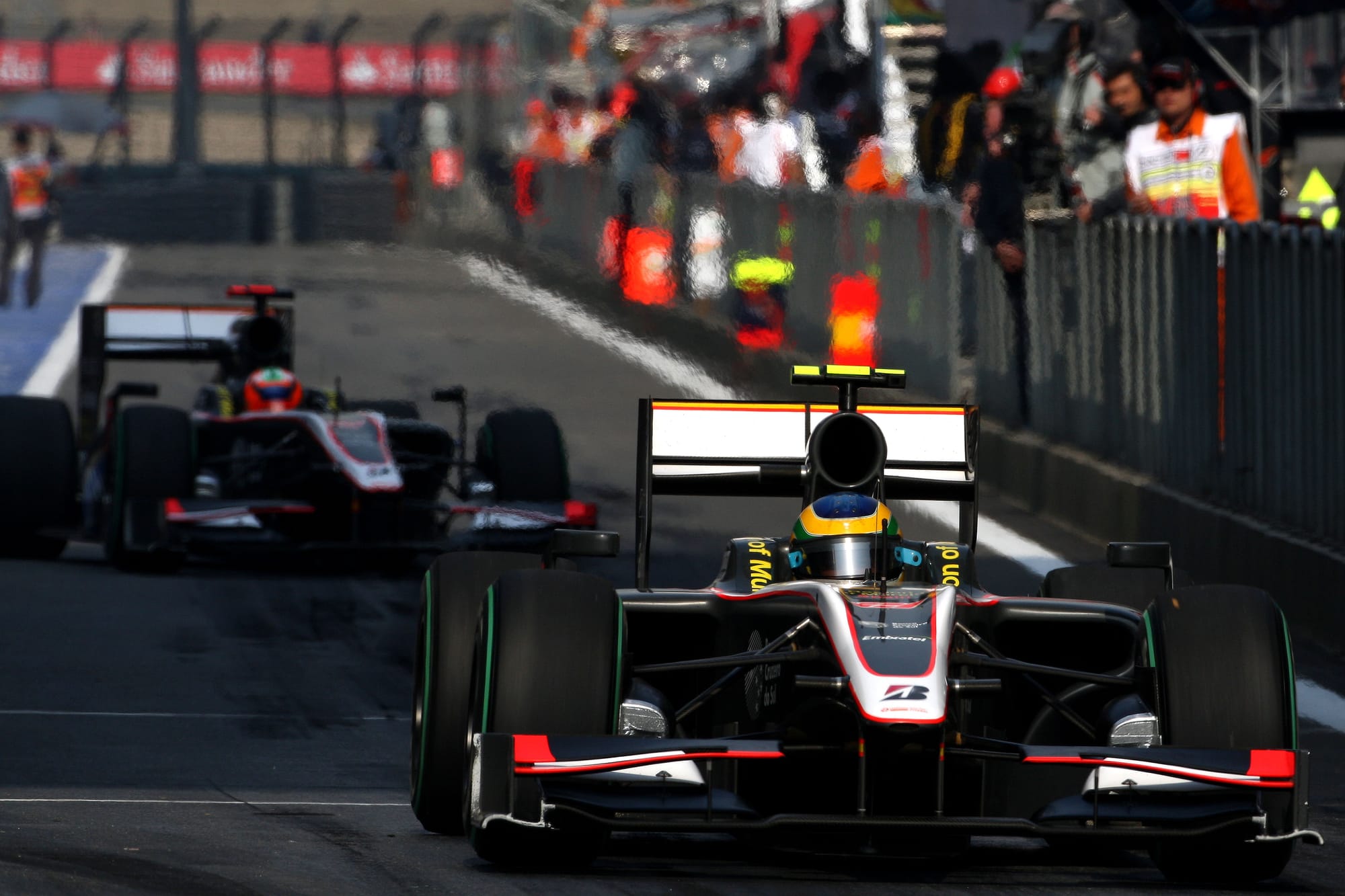 Bruno Senna and Karun Chandhok, HRT, F1