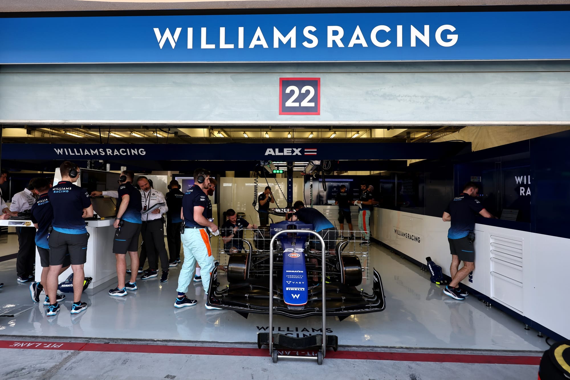Williams, F1 testing