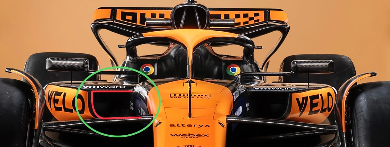 McLaren MCL38 2024 F1 car