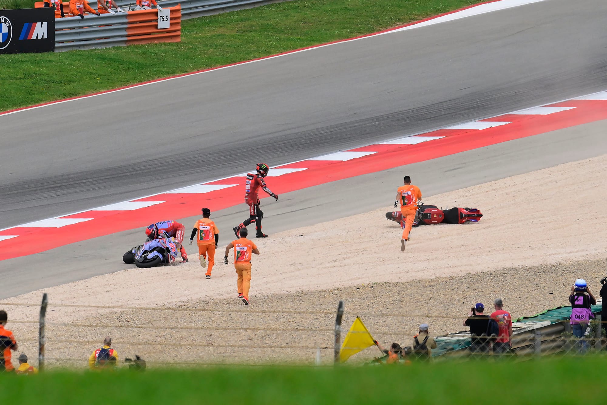 Marc Marquez and Pecco Bagnaia crash, MotoGP, Portuguese GP
