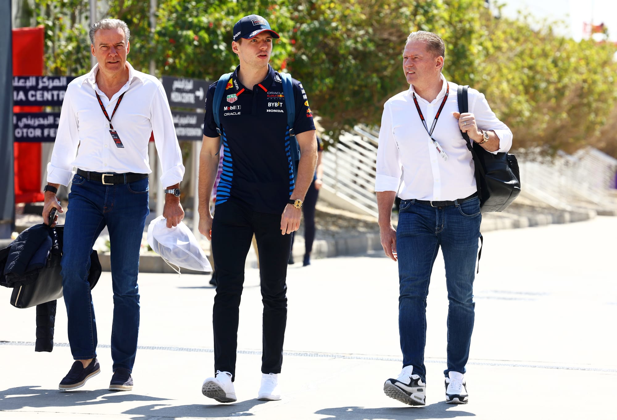Raymond Vermeulen, Max Verstappen and Jos Verstappen, F1