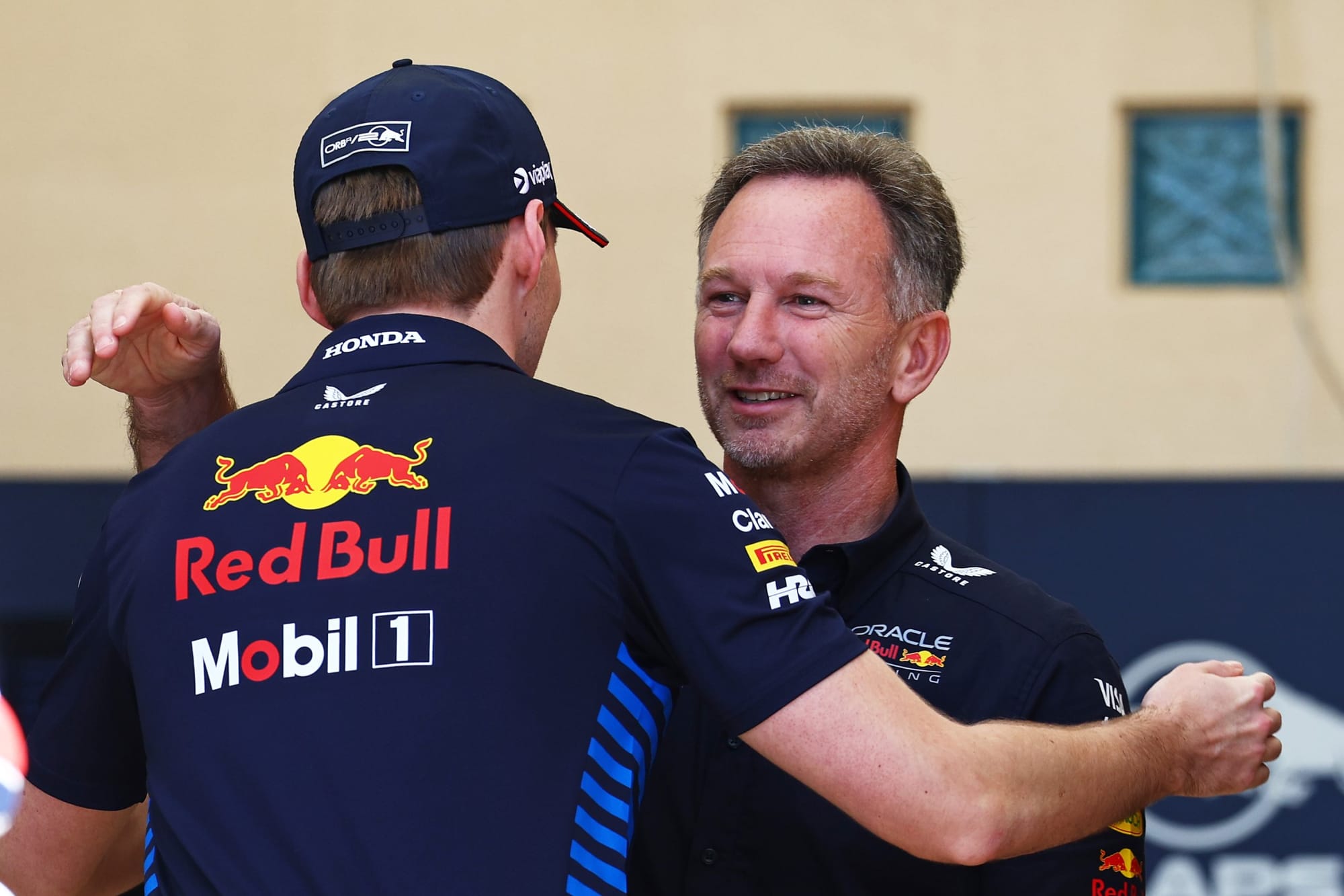 Max Verstappen and Christian Horner, Red Bull, F1