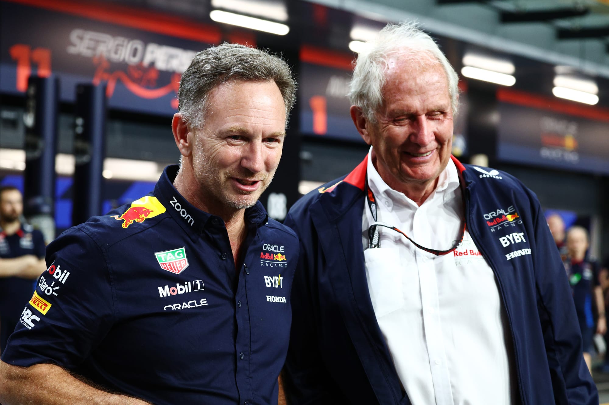 Christian Horner and Helmut Marko