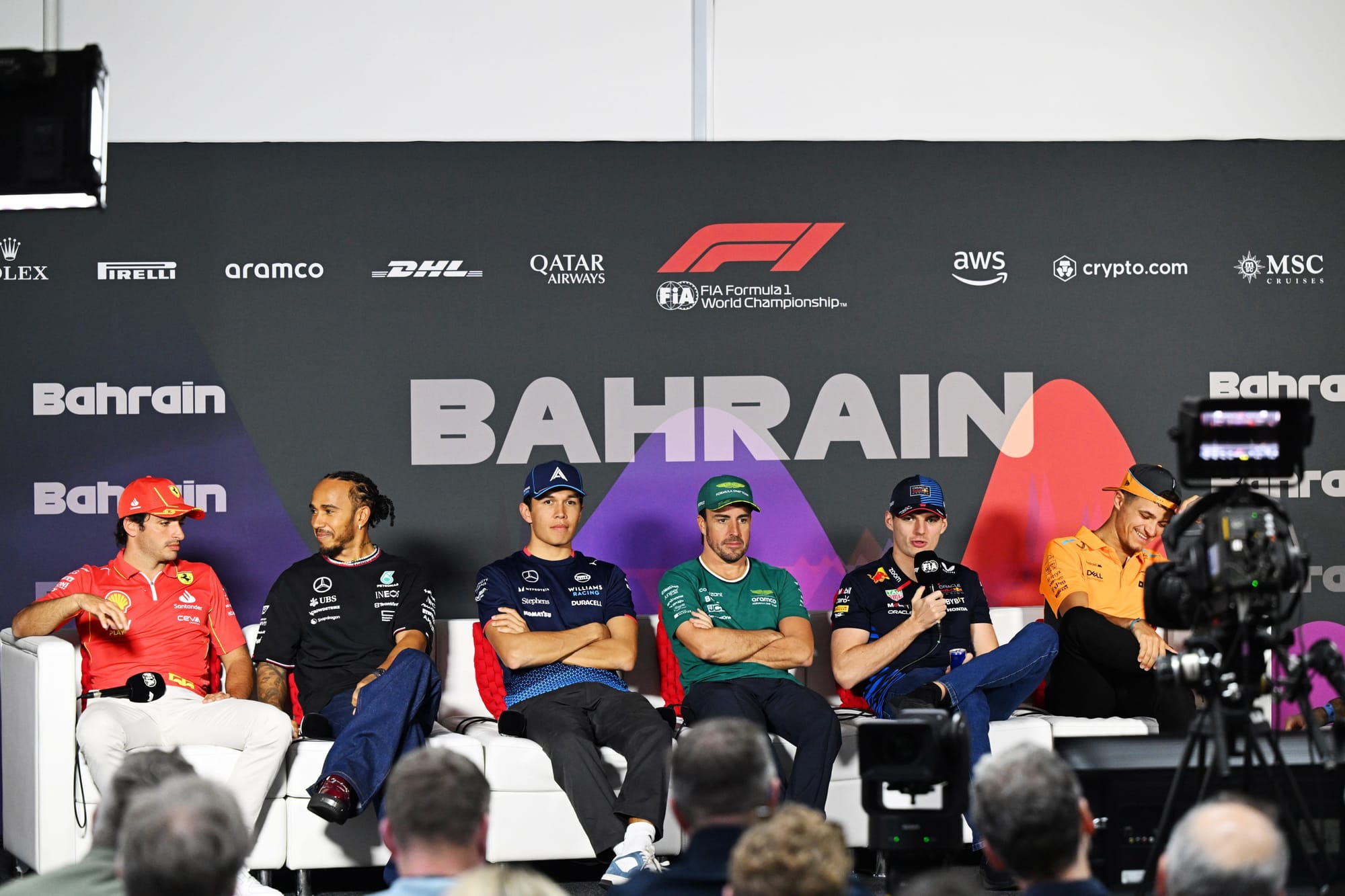 Bahrain GP F1 press conference