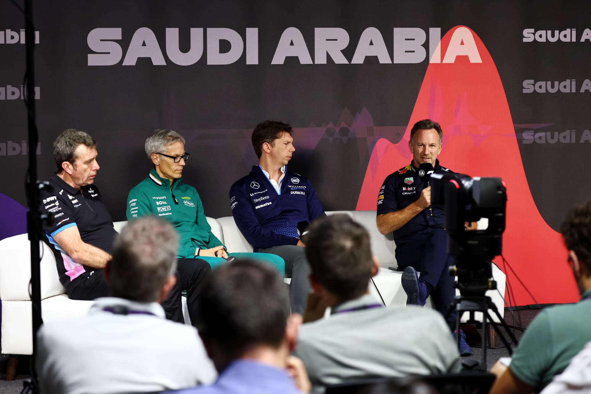 F1 team bosses' press conference