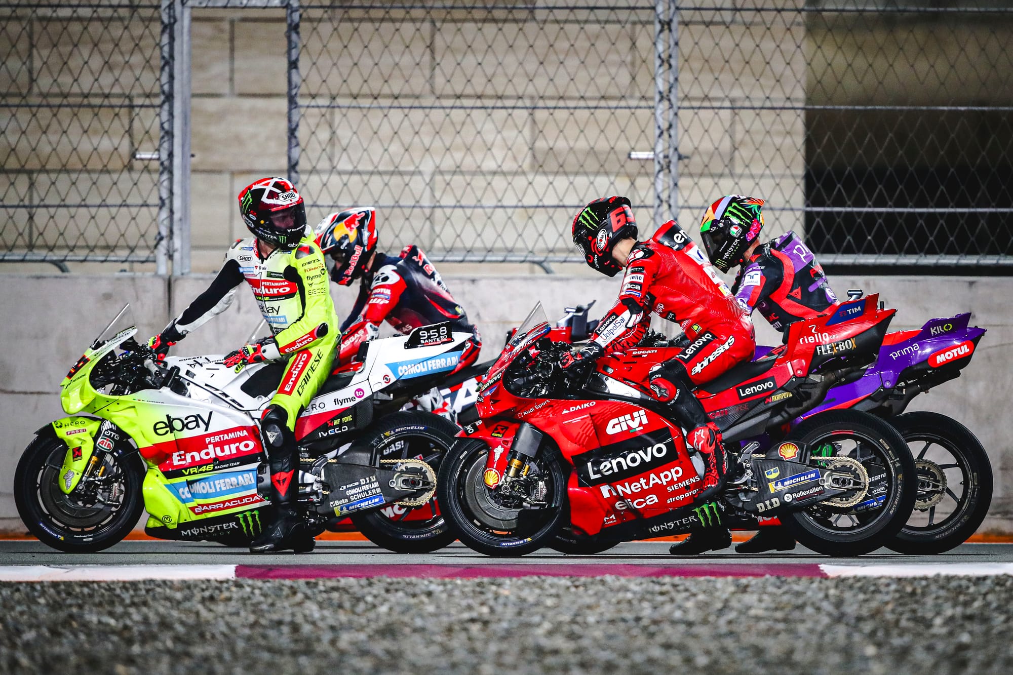 Fabio Di Giannantonio and Pecco Bagnaia, MotoGP