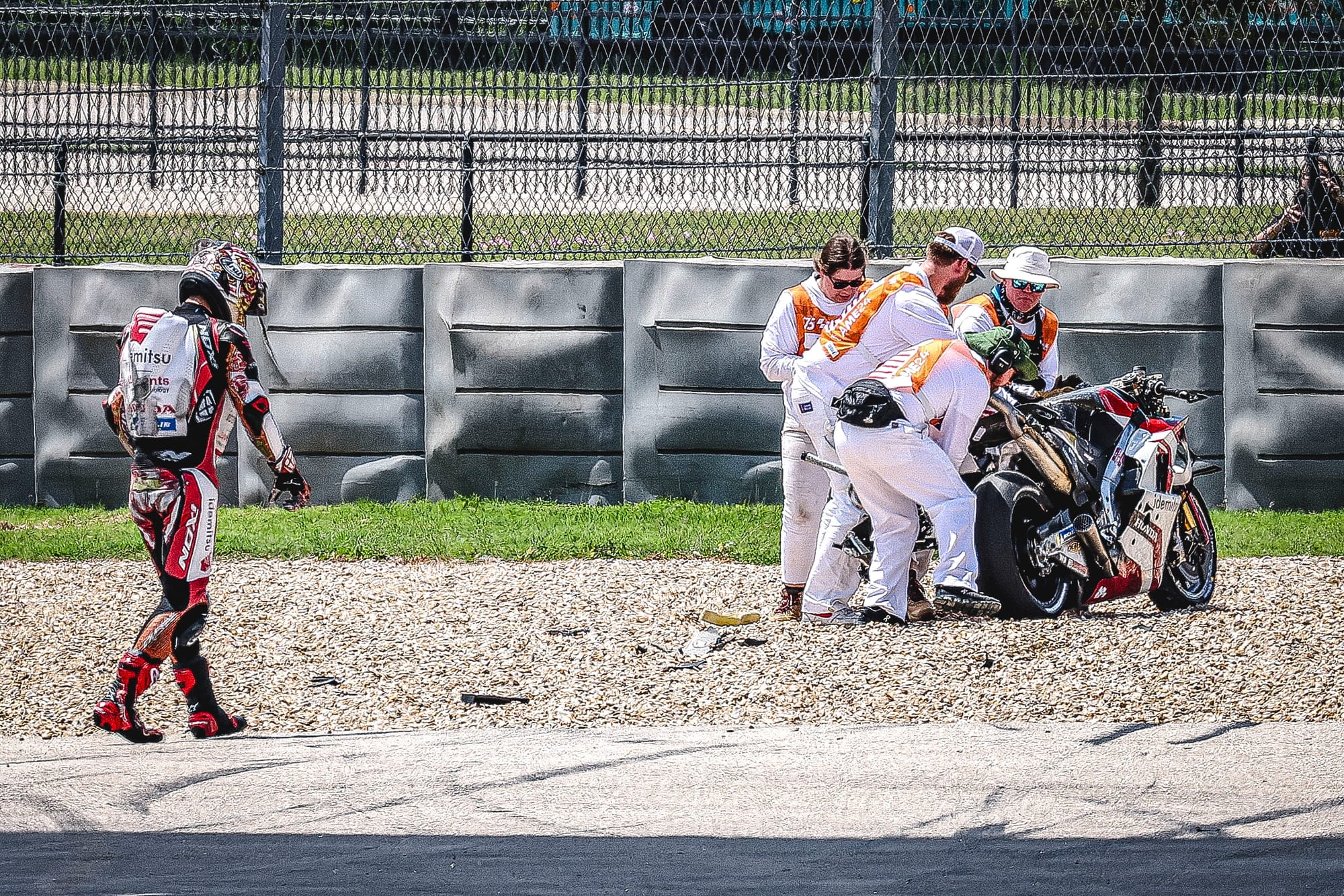 Taka Nakagami LCR Honda Austin MotoGP 2024 crash