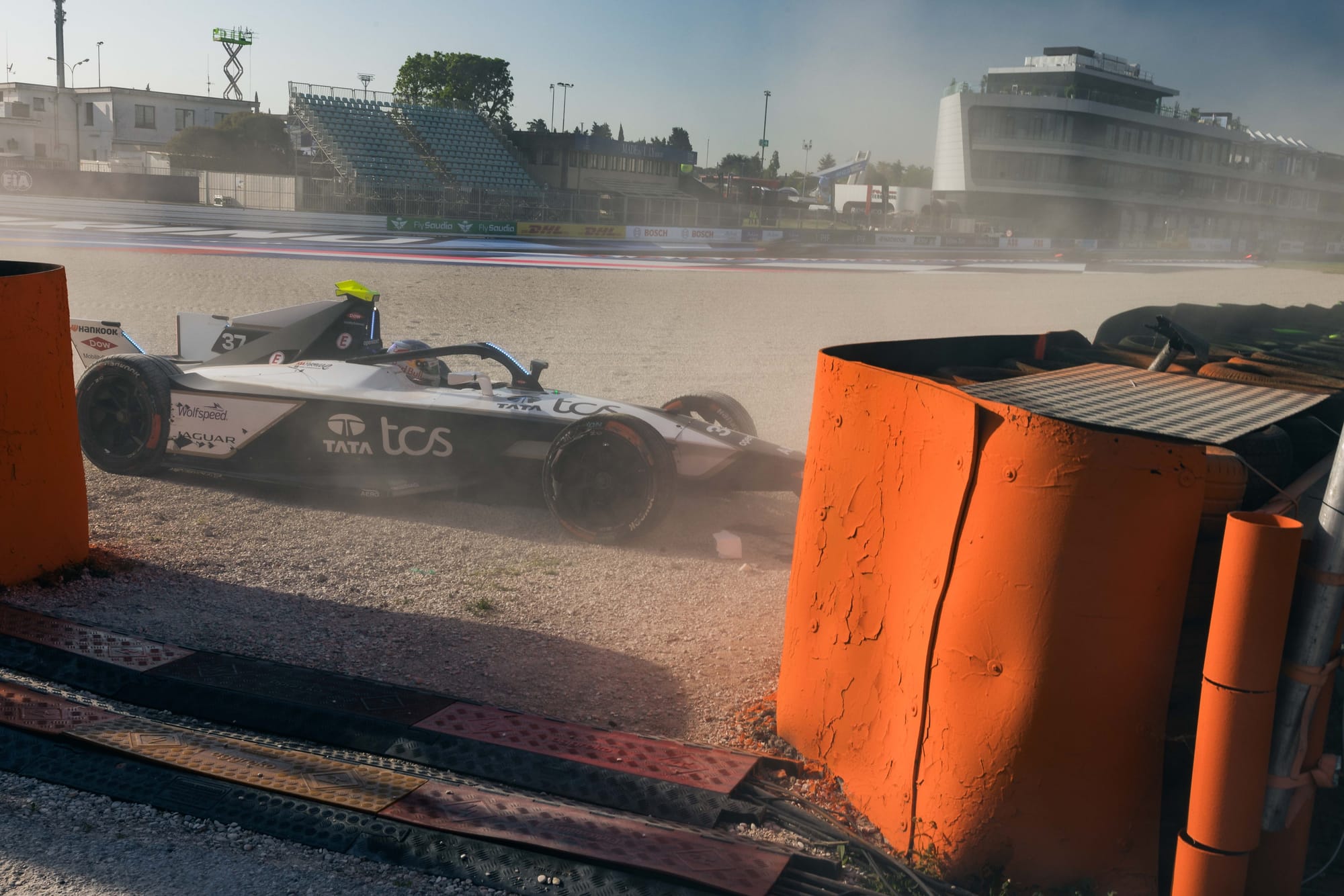 Nick Cassidy crash, Jaguar, Misano E-Prix, Formula E