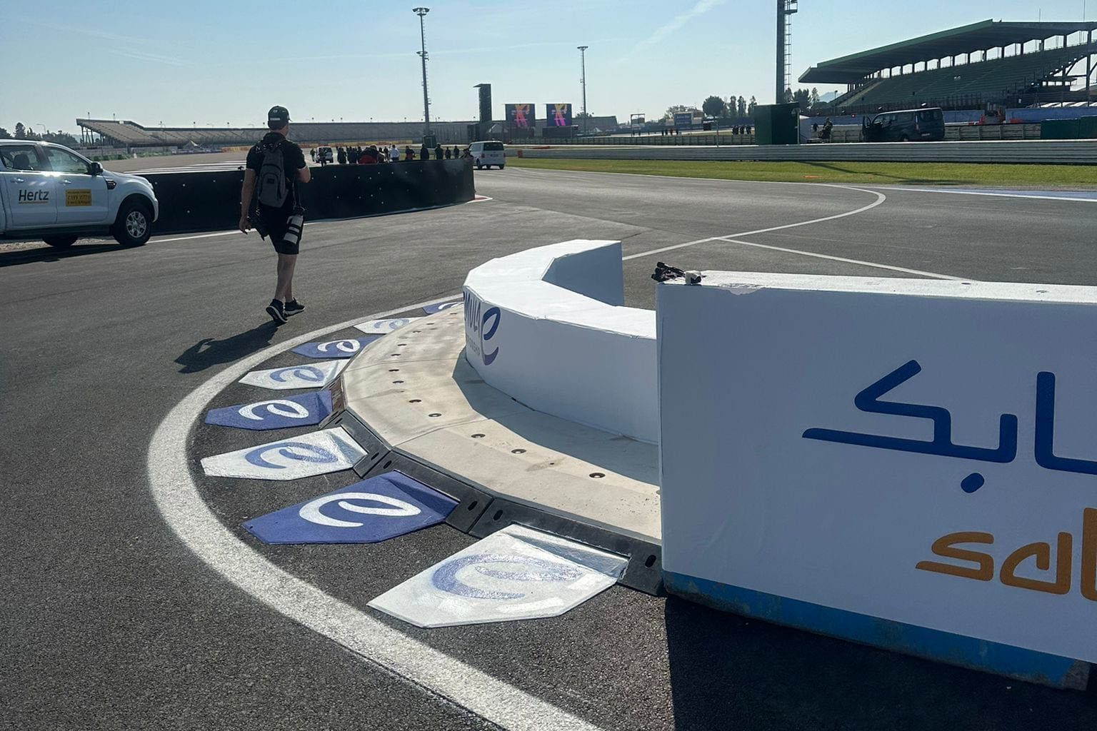 Misano Formula E track kerbs