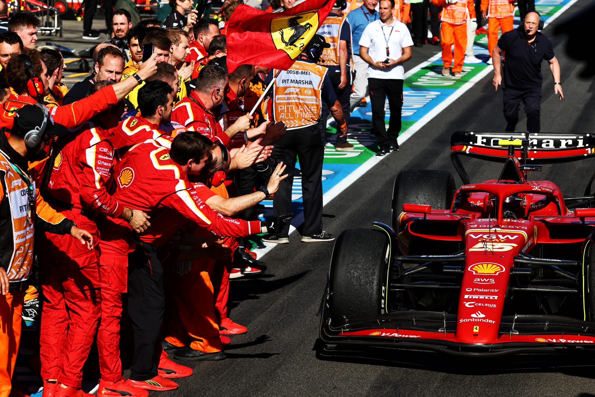 Carlos Sainz Ferrari Australian GP