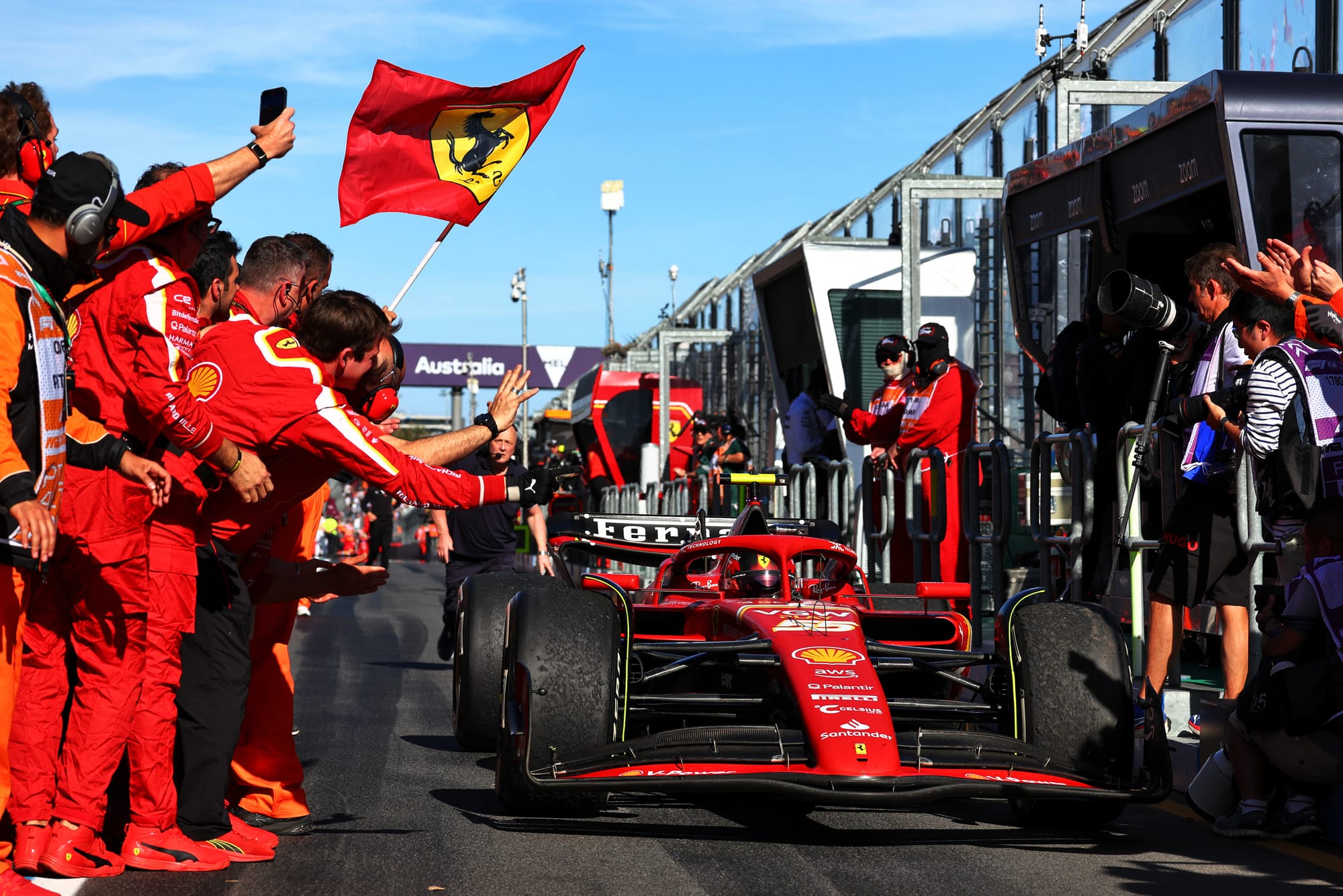 Carlos Sainz, Ferrari wins Australian Grand Prix 2024