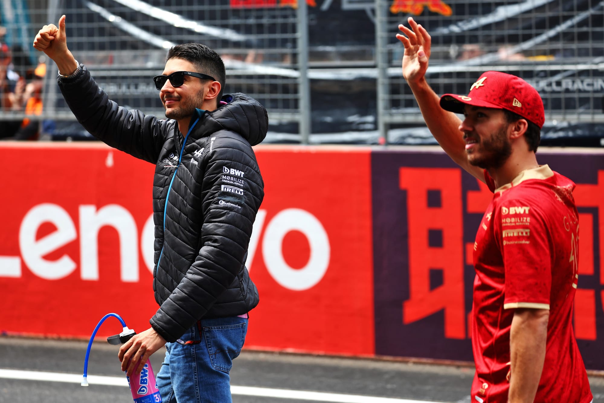 Esteban Ocon and Pierre Gasly, Alpine, F1