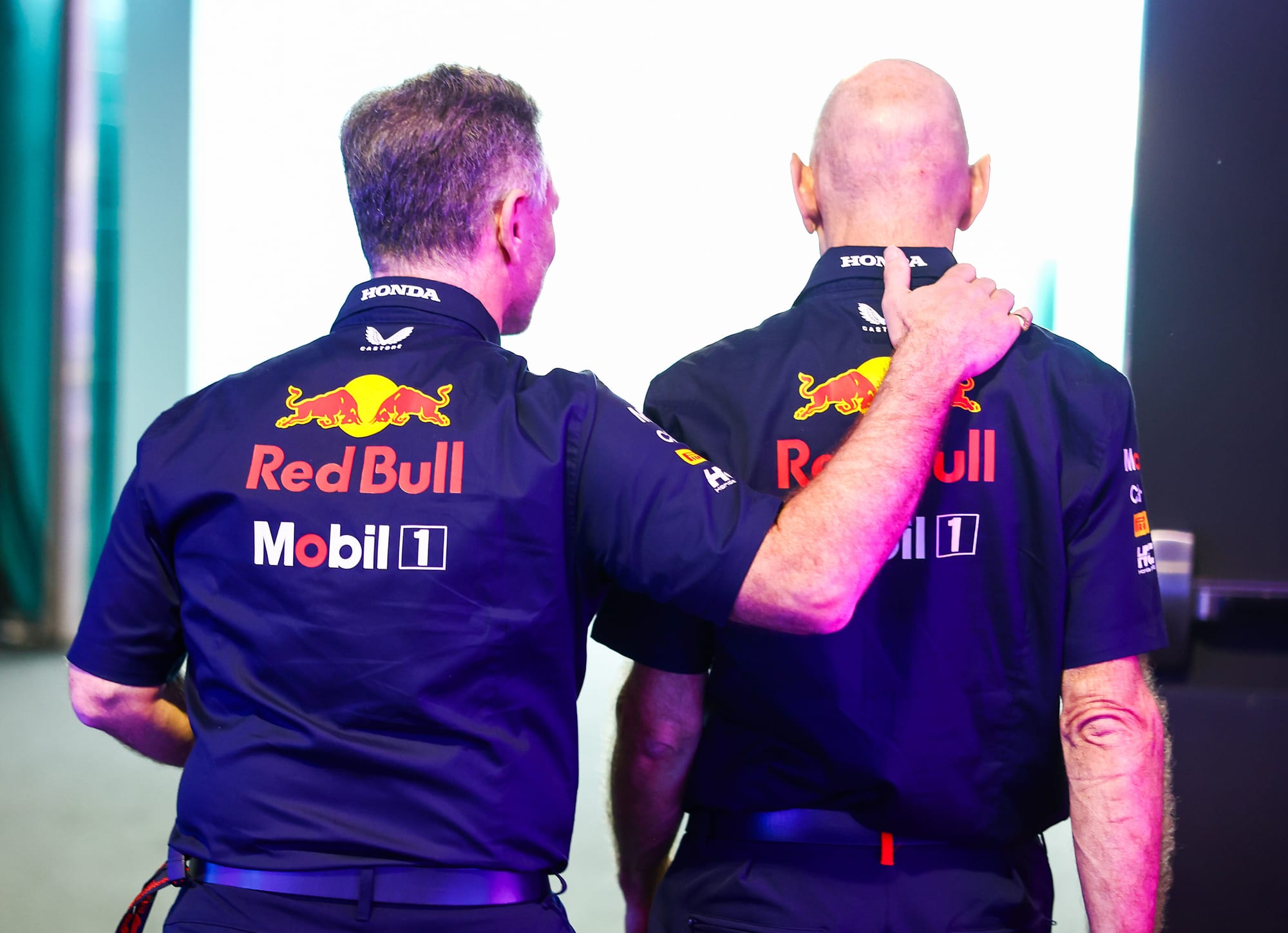 Christian Horner and Adrian Newey, Red Bull, F1