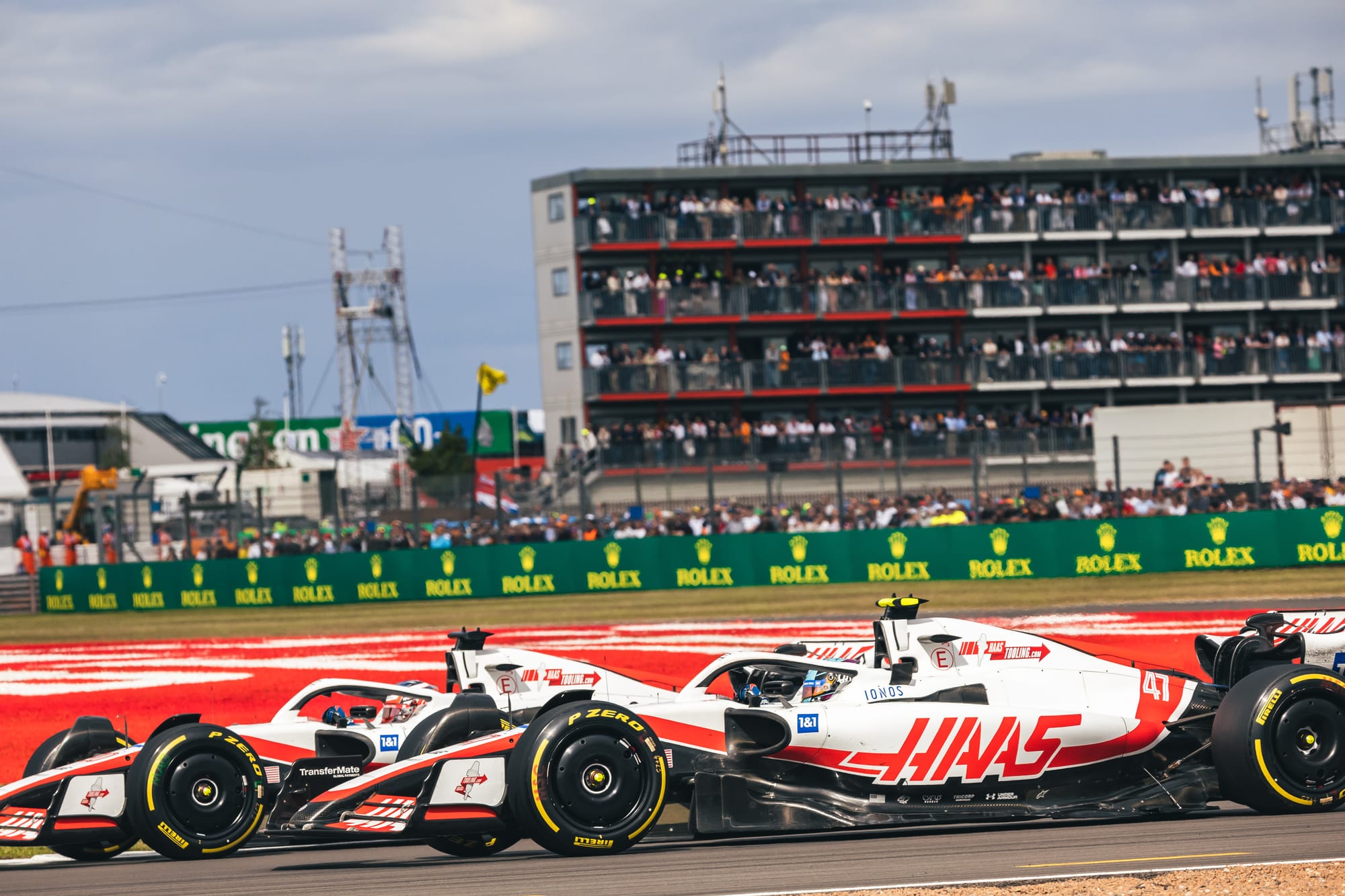 Kevin Magnussen Mick Schumacher Haas British Grand Prix 2022 Silverstone