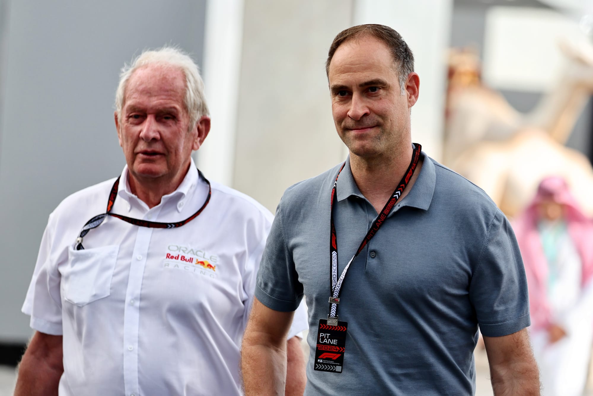 Helmut Marko and Oliver Mintzlaff, Red Bull, F1