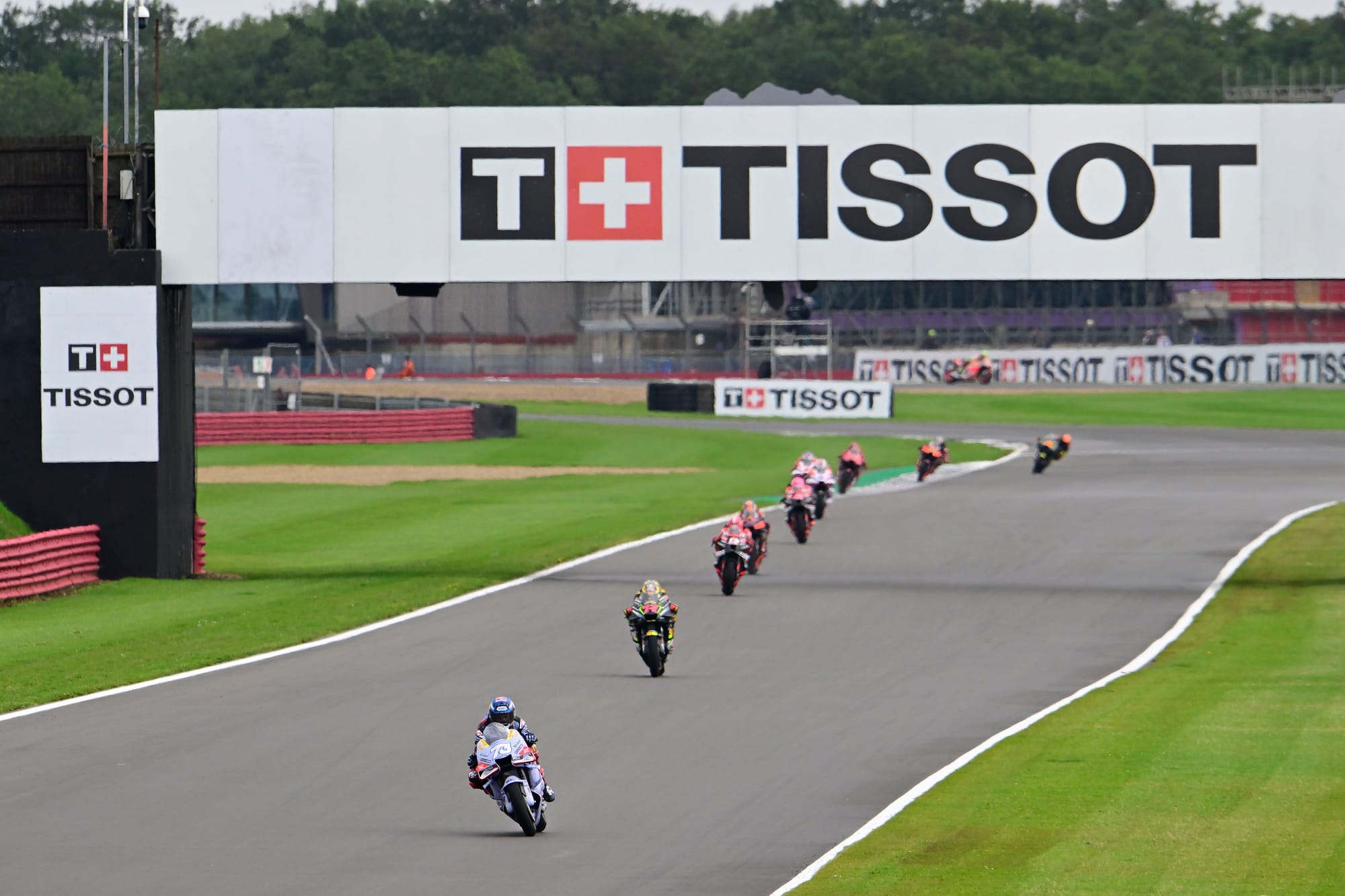 Alex Marquez leads the 2023 MotoGP Silverstone sprint