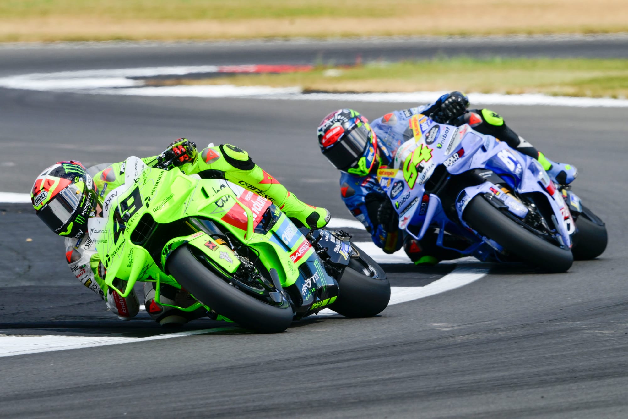Fabio di Giannantonio dan Fermoin Aldeguer Silverstone MotoGP 2025