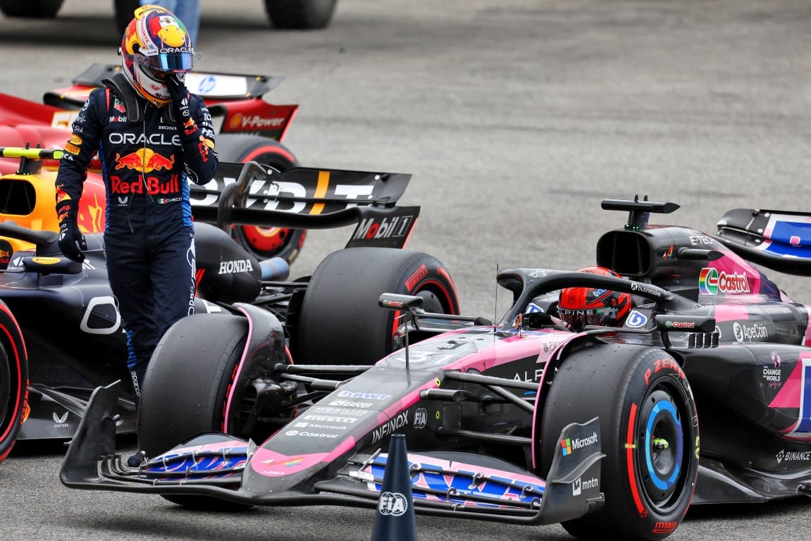 Sergio Perez and Esteban Ocon, F1