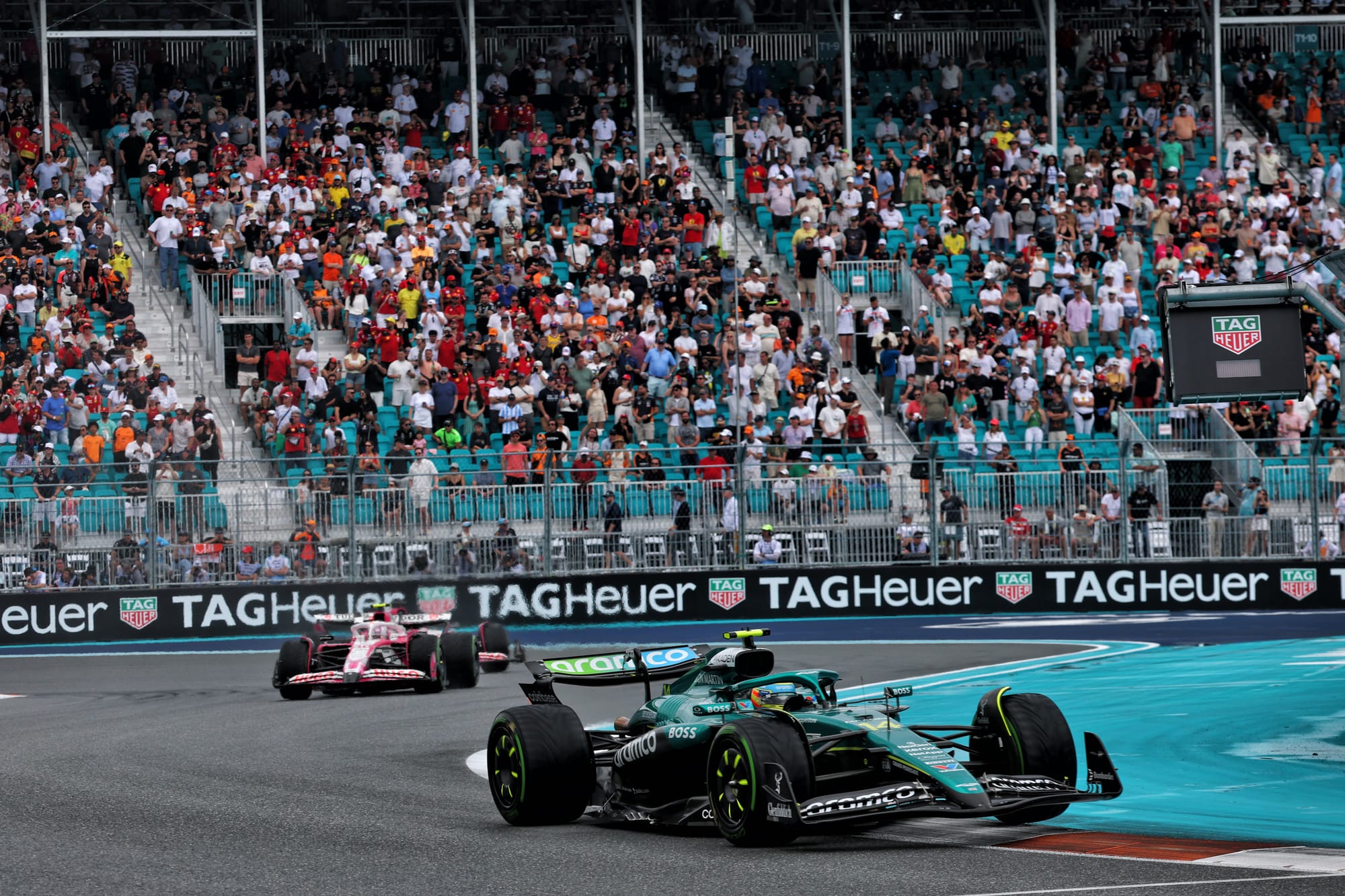Fernando Alonso Aston Martin Miami sprint 2025