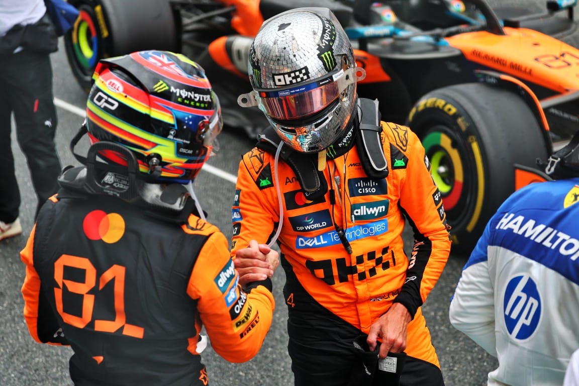 Lando Norris and Oscar Piastri, McLaren, F1