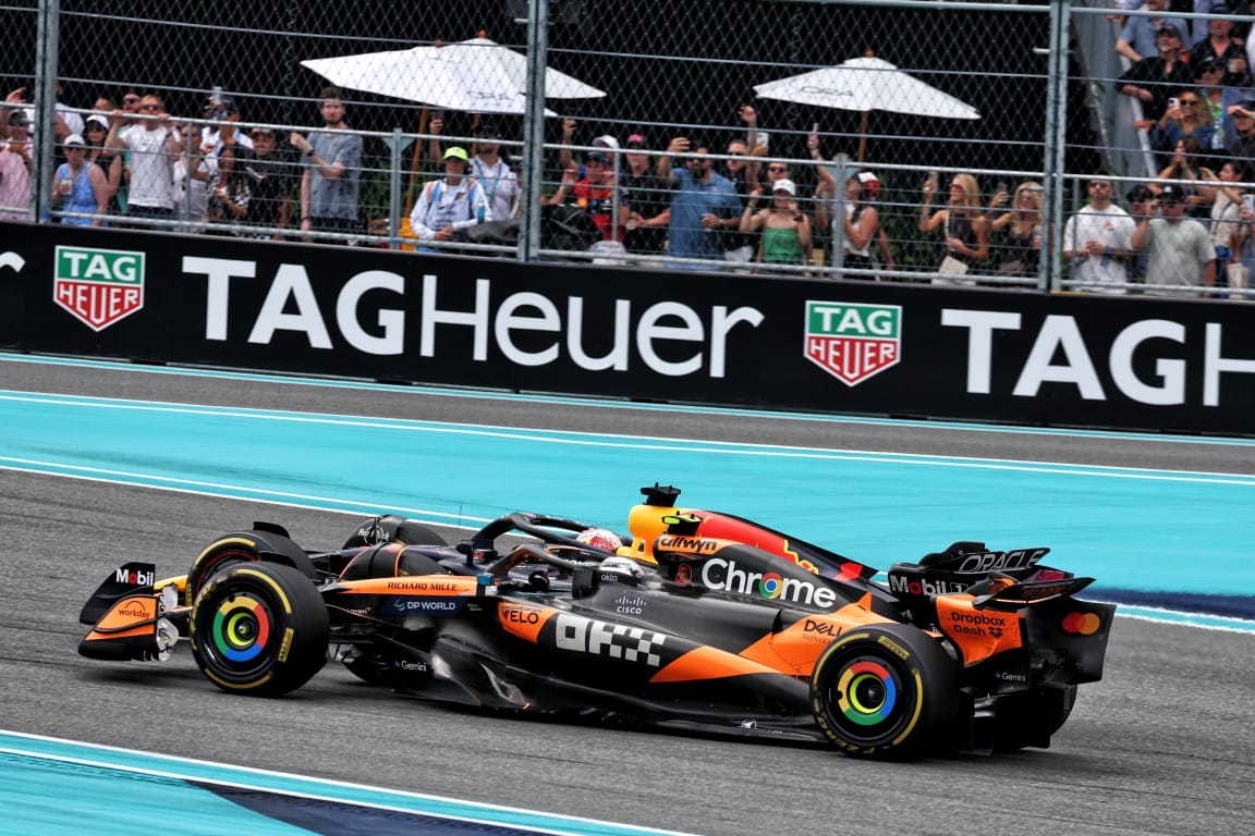 Lando Norris and Max Verstappen, F1