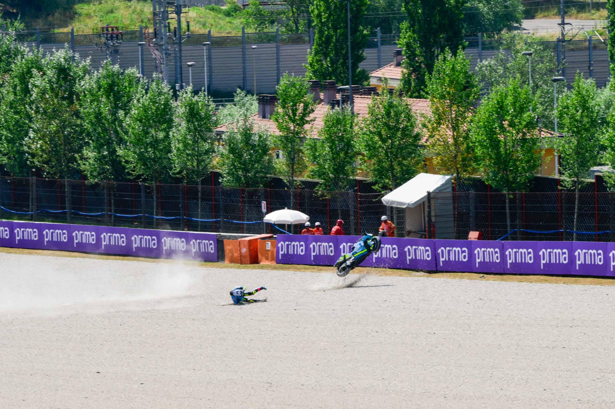 Raul Fernandez Mugello MotoGP practice crash