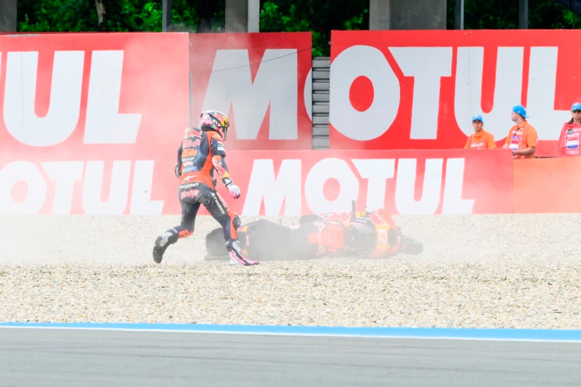 Enea Bastianini crash