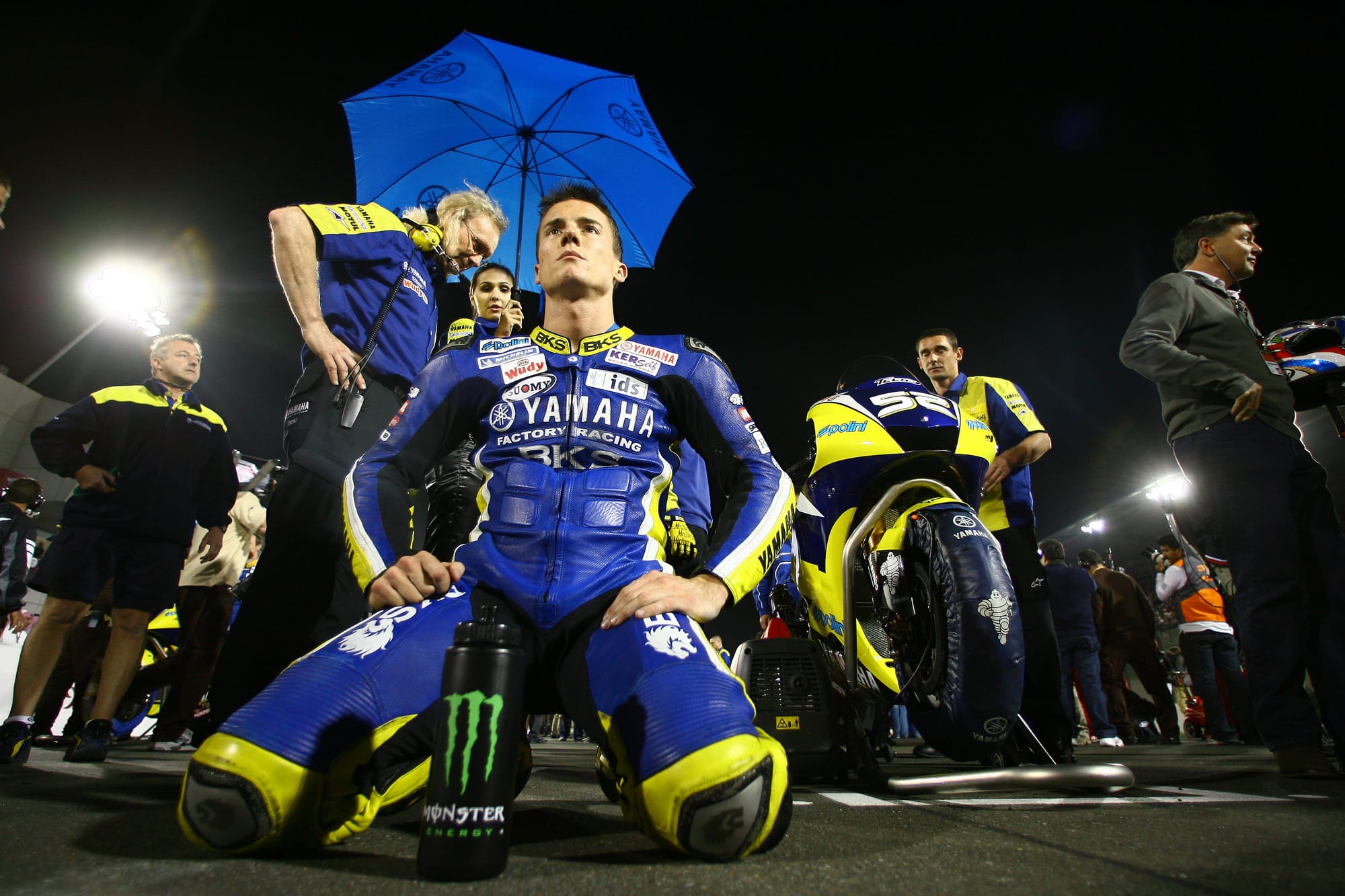 James Toseland on the 2009 Qatar MotoGP grid