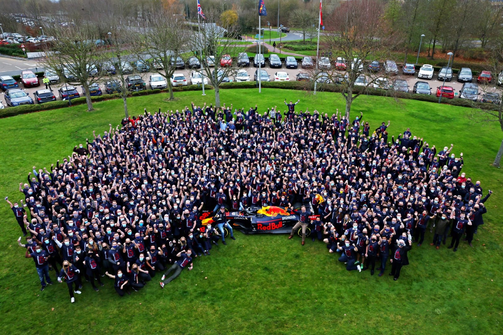 Max Verstappen F1 title celebrations