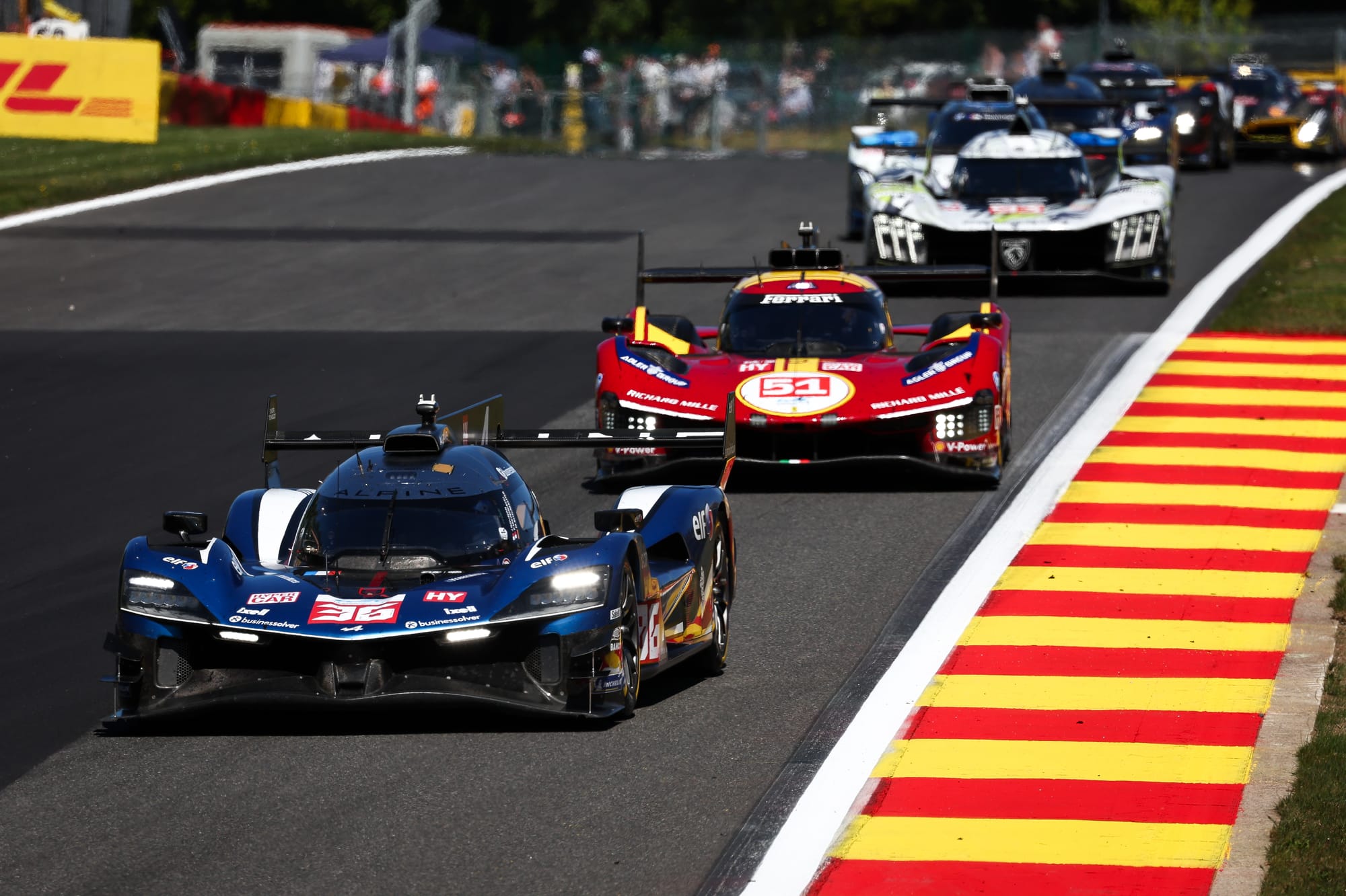Alpine leads Ferrari, Spa WEC 2025