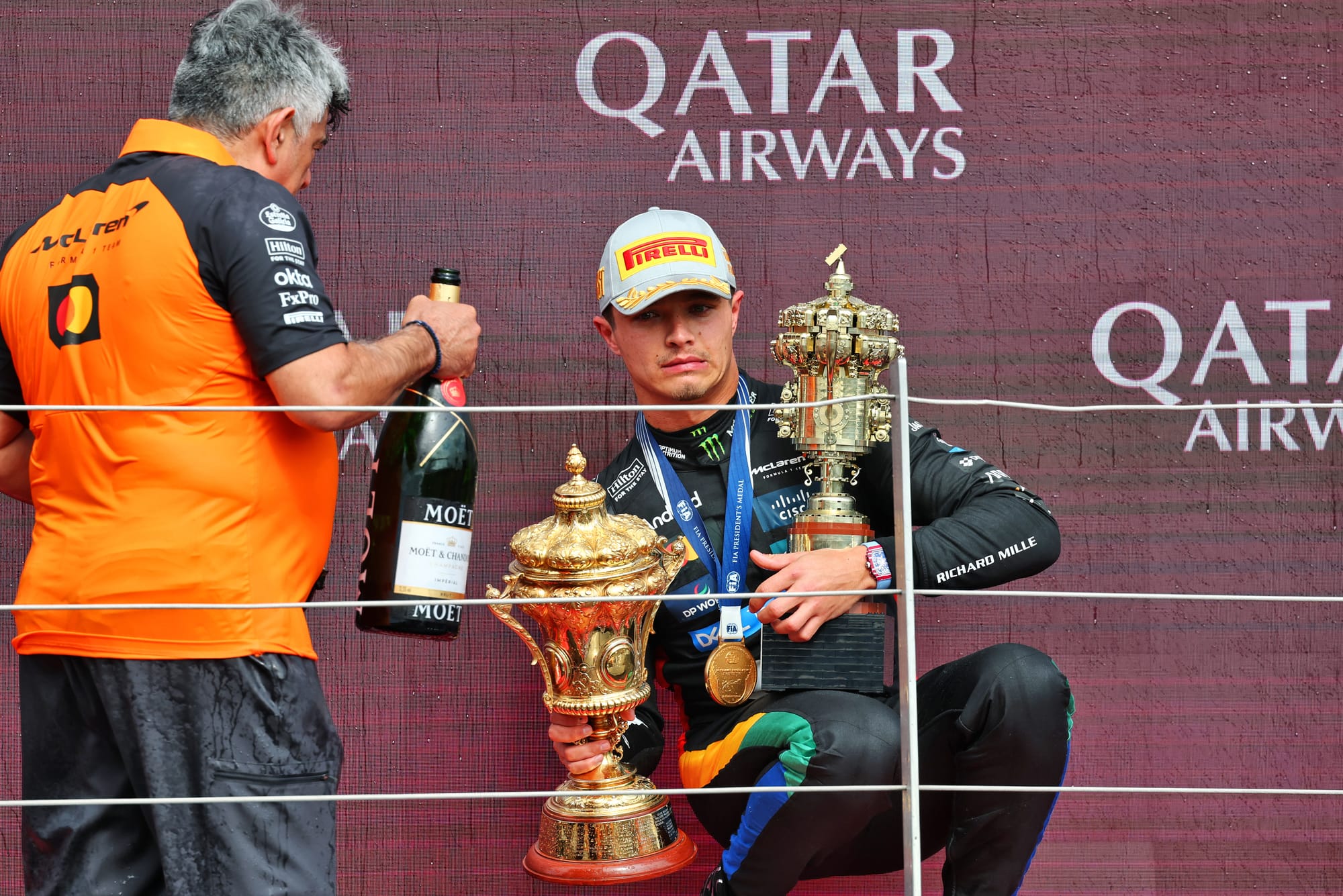 How many race wins does each 2025 F1 driver have?
