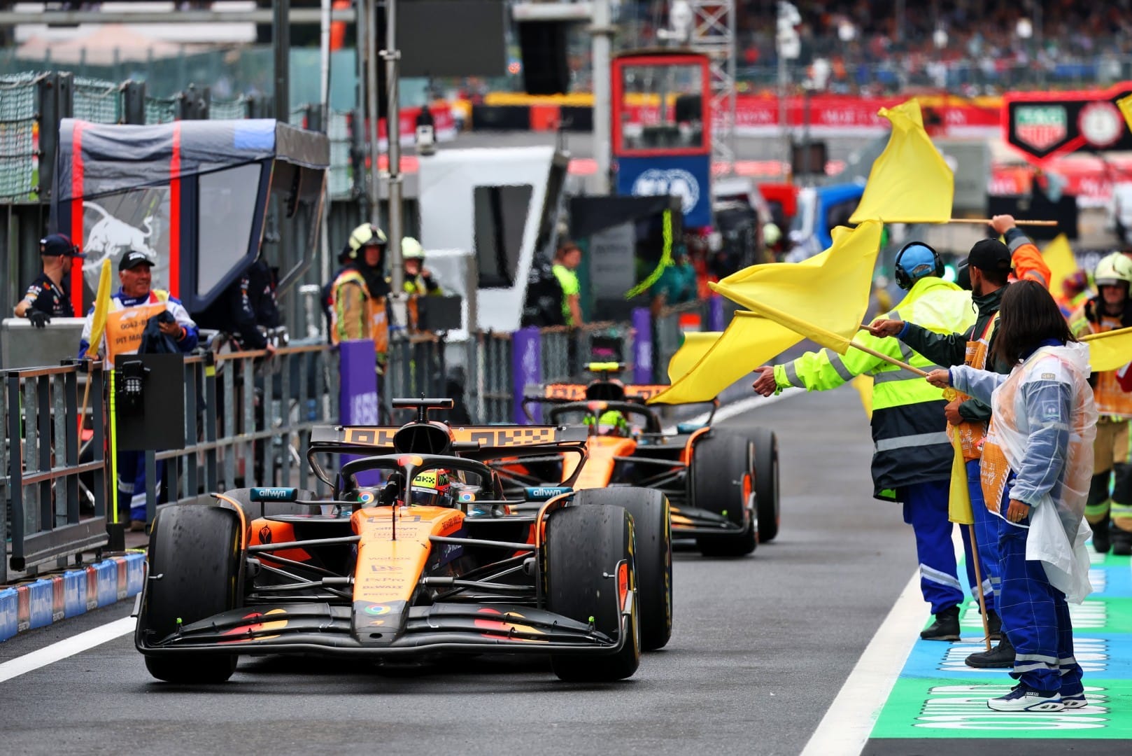 Lando Norris and Oscar Piastri, McLaren, F1