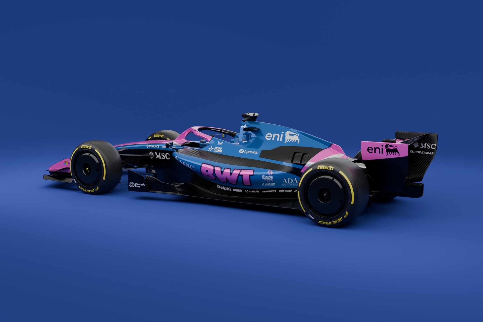 Alpine F1 2026 mock-up