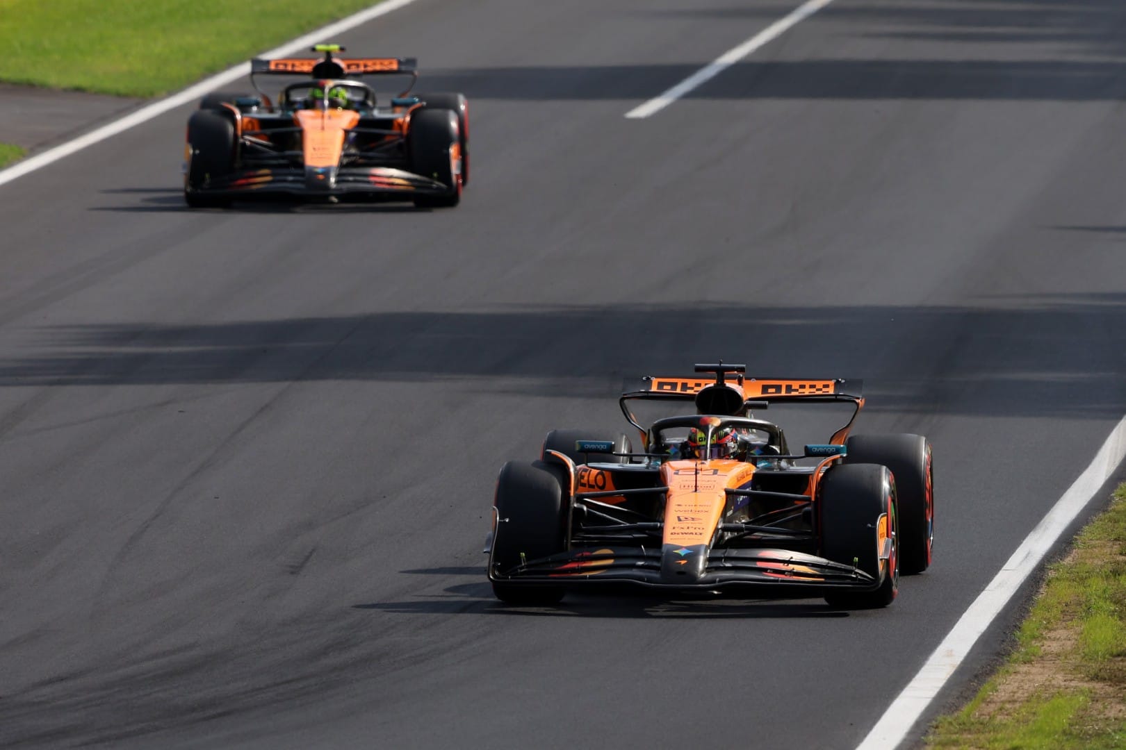 Oscar Piastri and Lando Norris, McLaren, F1