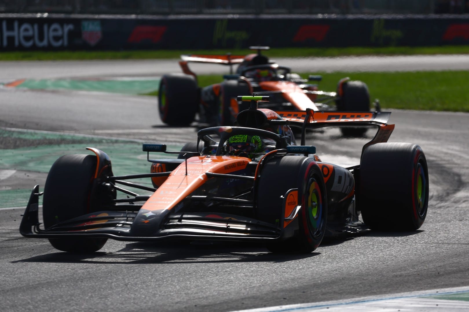 Lando Norris and Oscar Piastri, McLaren, F1