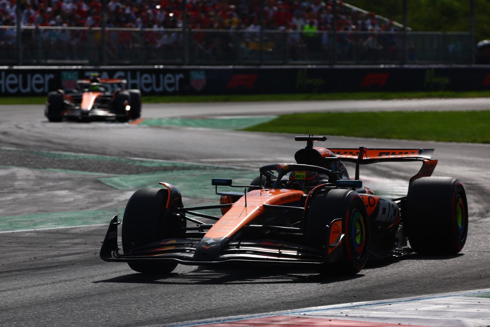 Lando Norris and Oscar Piastri, McLaren, F1
